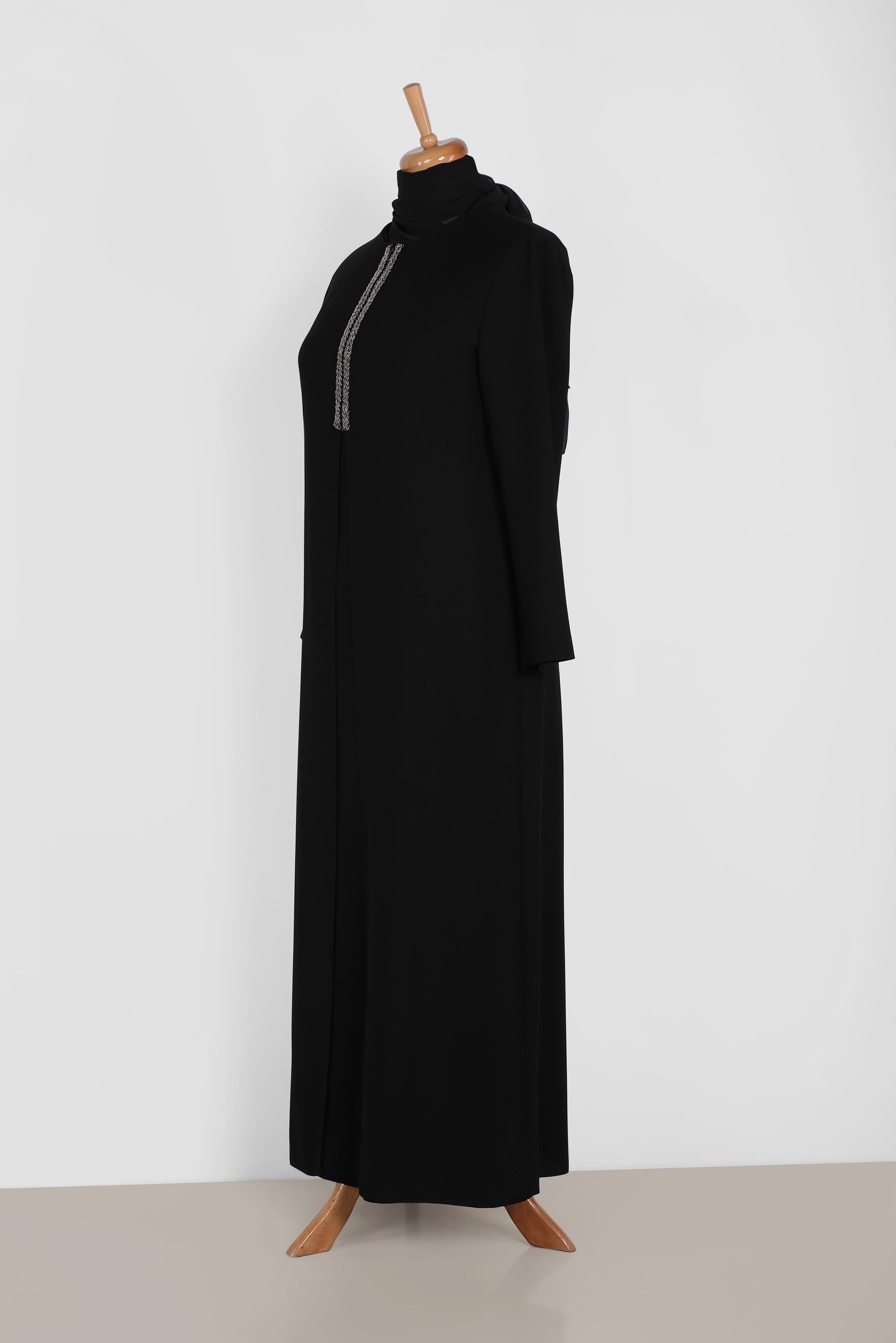 Hijab clothing BLACK 2671 MARAL 5985 ELBİSE 44/50 TEK42