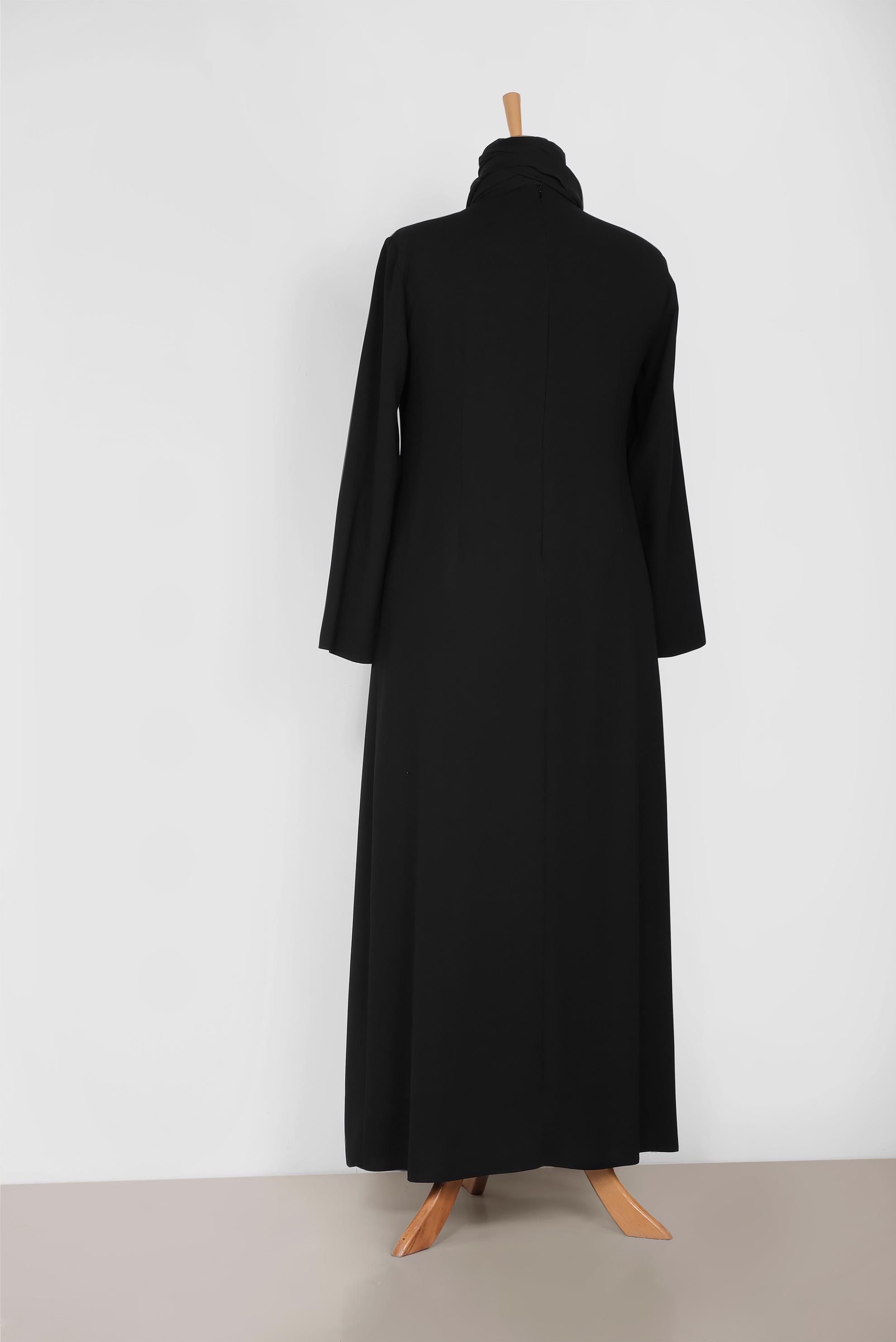 Hijab clothing BLACK 2671 MARAL 5985 ELBİSE 44/50 TEK42