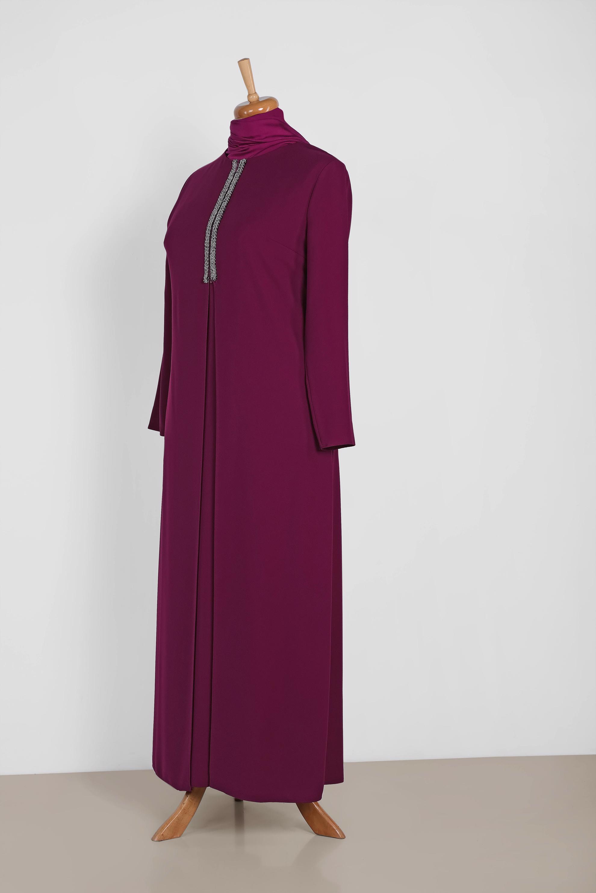 Tesettür giyim MÜRDÜM 2671 MARAL 5985 ELBİSE 44/50 TEK42