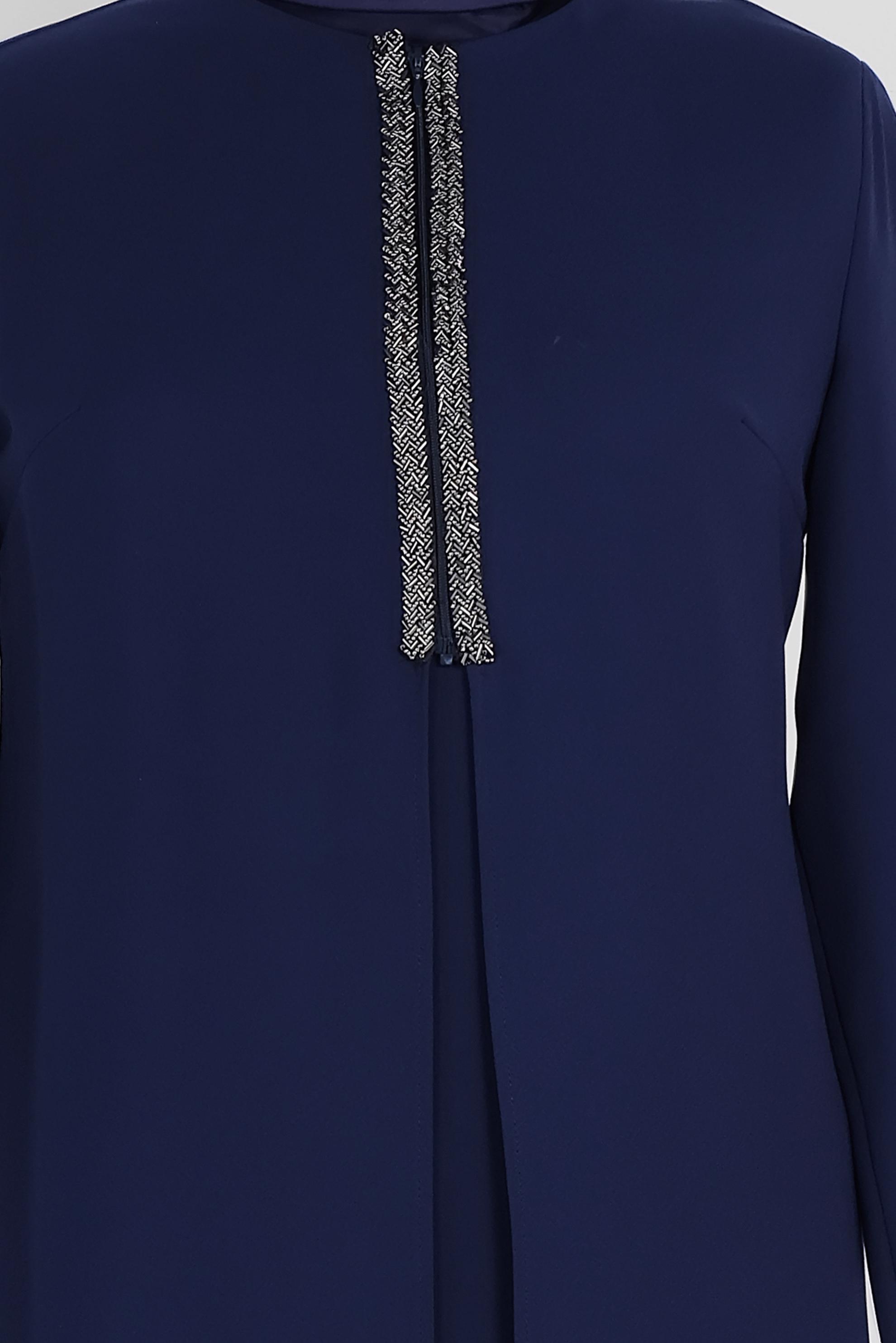 Tesettür giyim LACİVERT 2671 MARAL 5985 ELBİSE 44/50 TEK42