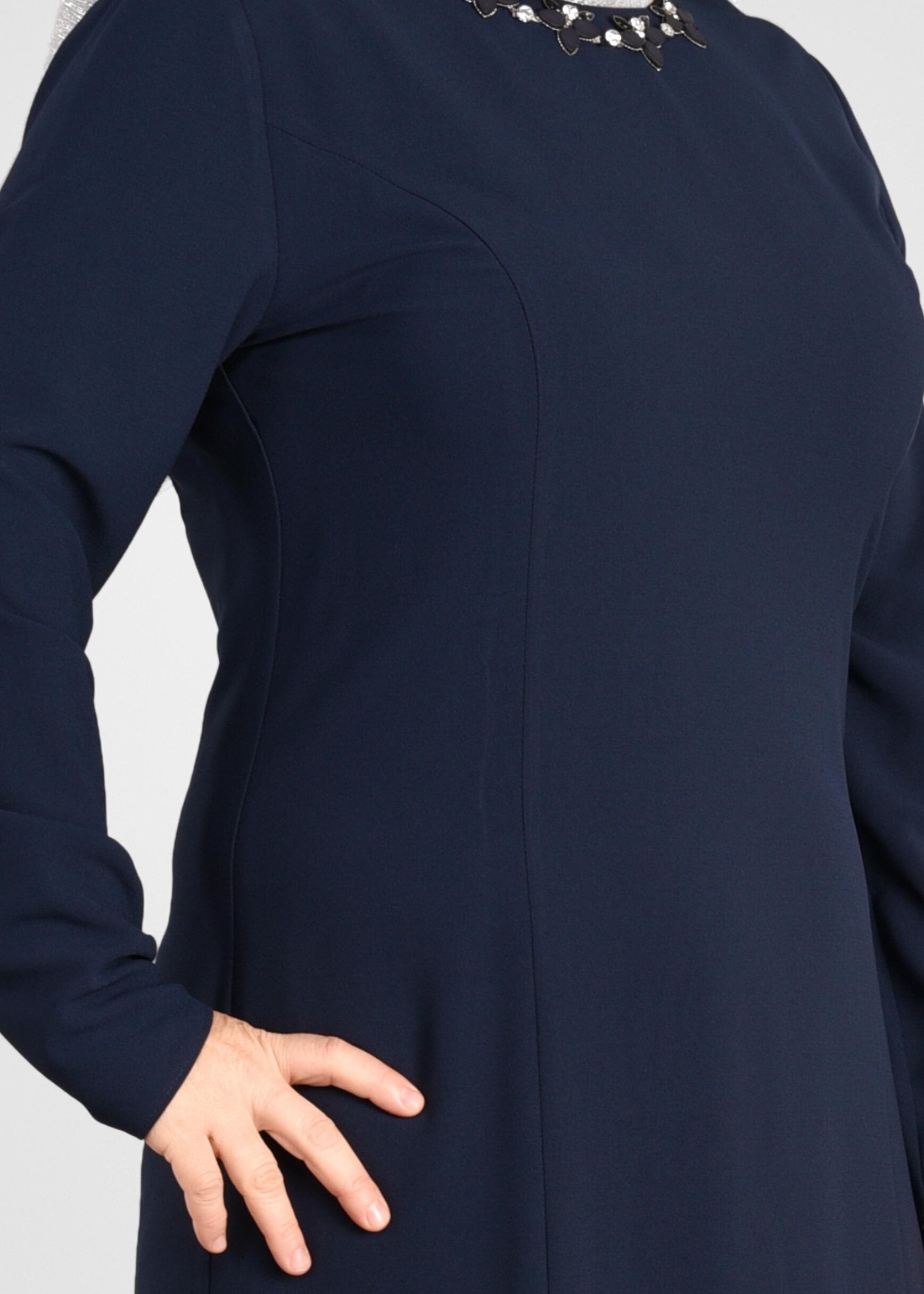 Tesettür giyim LACİVERT 2700 CAMİLA 6385 ELBİSE 44/48 TEK42