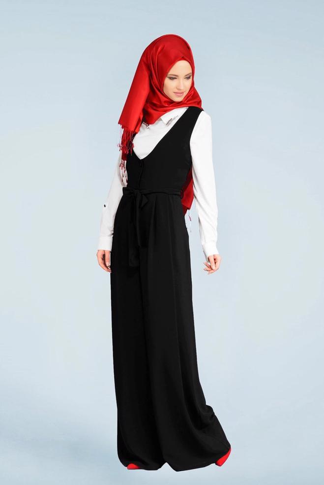 Hijab clothing BLACK 4101 DOLMABAHÇE 2&prime;Lİ TULUM 38/42 TEK38 - ALVİNA