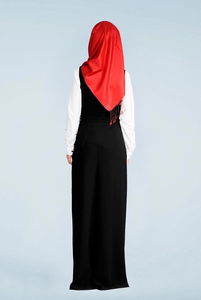 Hijab clothing BLACK 4101 DOLMABAHÇE 2&prime;Lİ TULUM 38/42 TEK38 - ALVİNA