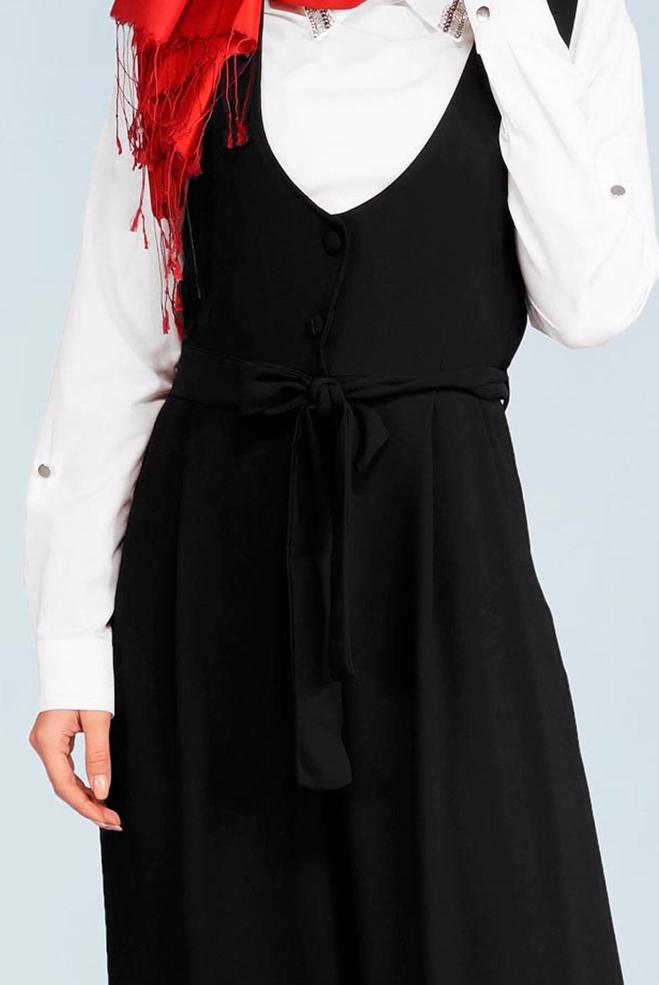 Hijab clothing BLACK 4101 DOLMABAHÇE 2&prime;Lİ TULUM 38/42 TEK38 - ALVİNA