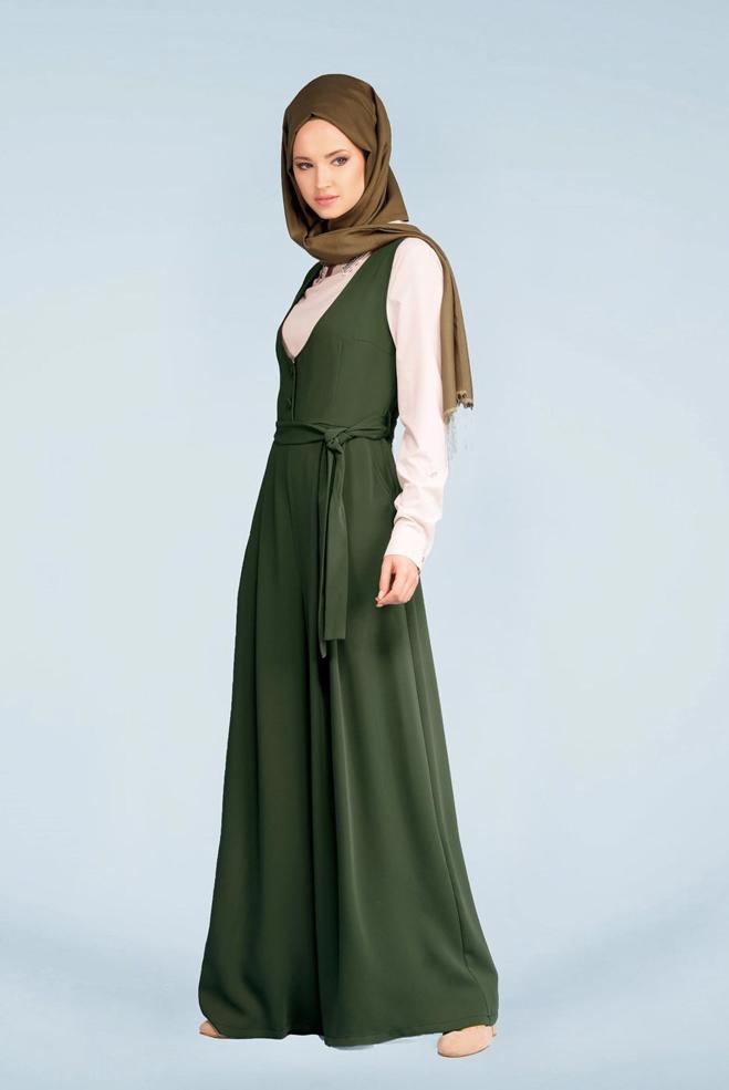 Hijab clothing KHAKI 4101 DOLMABAHÇE 2&prime;Lİ TULUM 38/42 TEK38 - ALVİNA