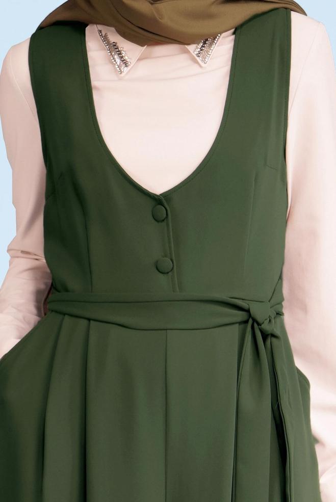 Hijab clothing KHAKI 4101 DOLMABAHÇE 2&prime;Lİ TULUM 38/42 TEK38 - ALVİNA