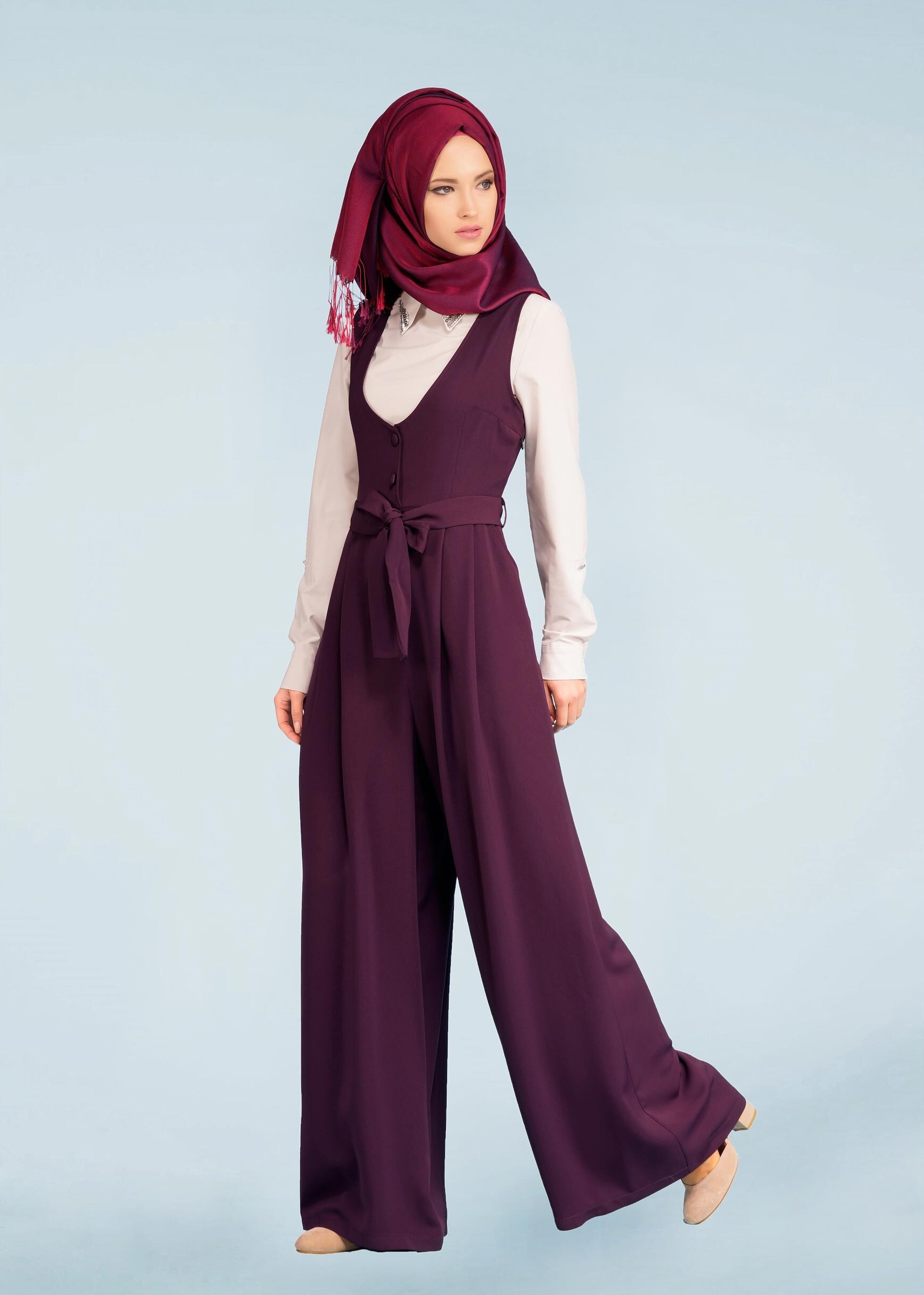 Tesettür giyim MÜRDÜM 4101 DOLMABAHÇE 2&prime;Lİ TULUM 38/42 TEK38