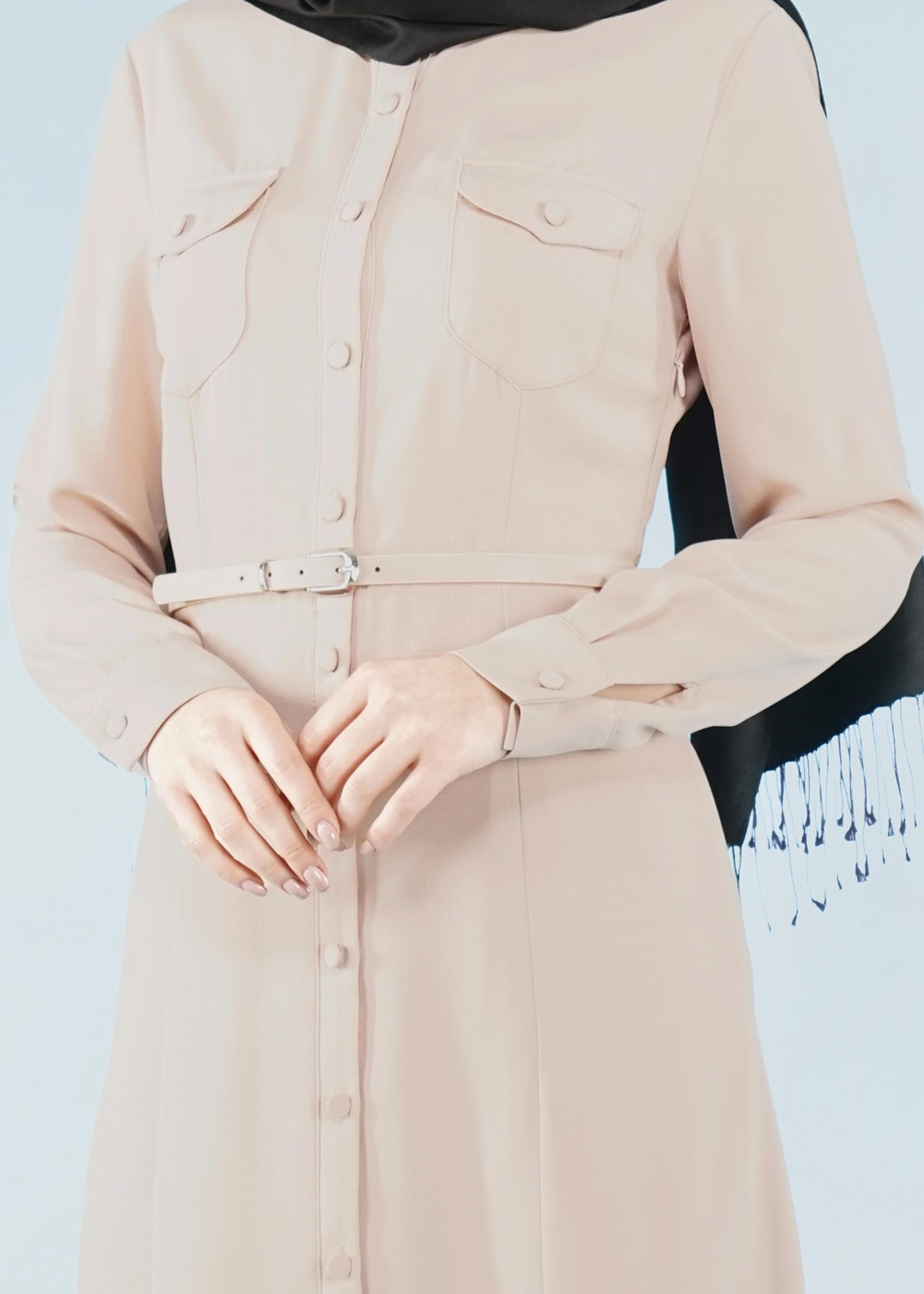 Tesettür giyim BEJ 4122 7785 Tesettür Elbise 38/44 TEK40