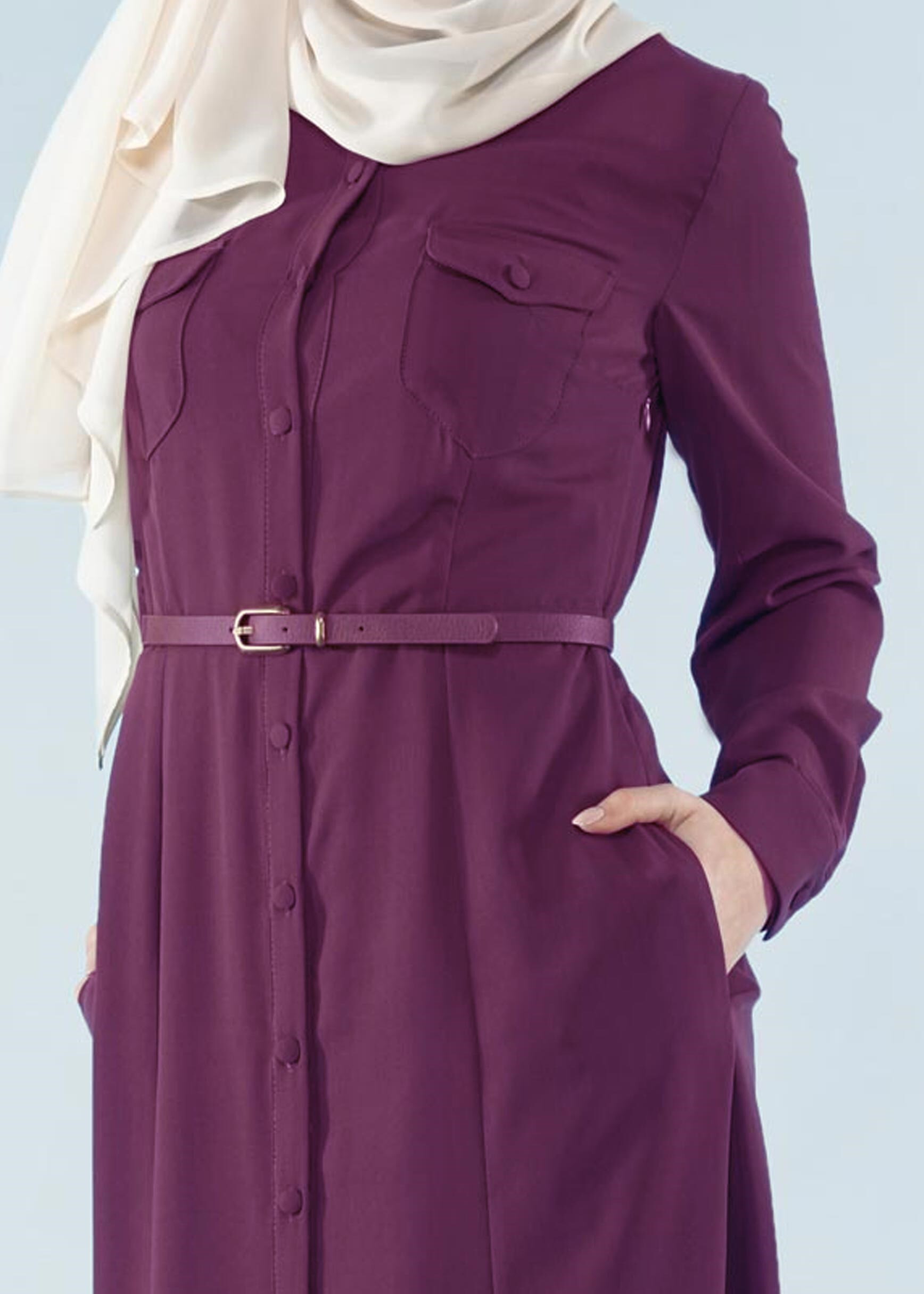 Tesettür giyim MOR 4122 7785 Tesettür Elbise 38/44 TEK40