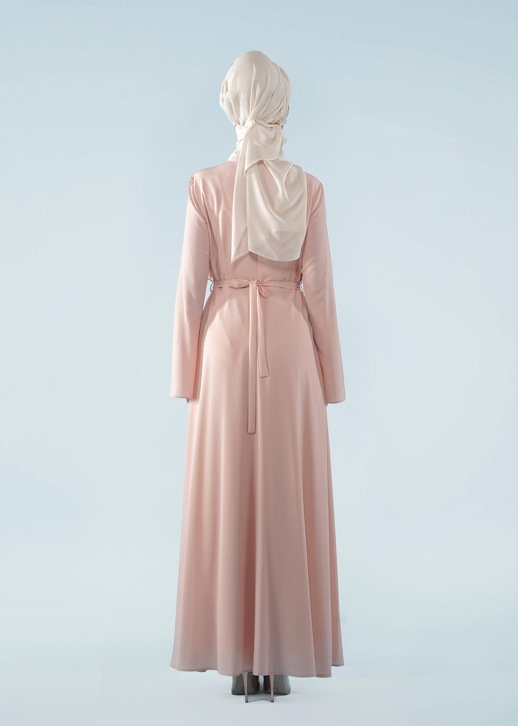 Tesettür giyim PUDRA 4162 CRİSS ELBİSE 38/44(38-40) TEK36