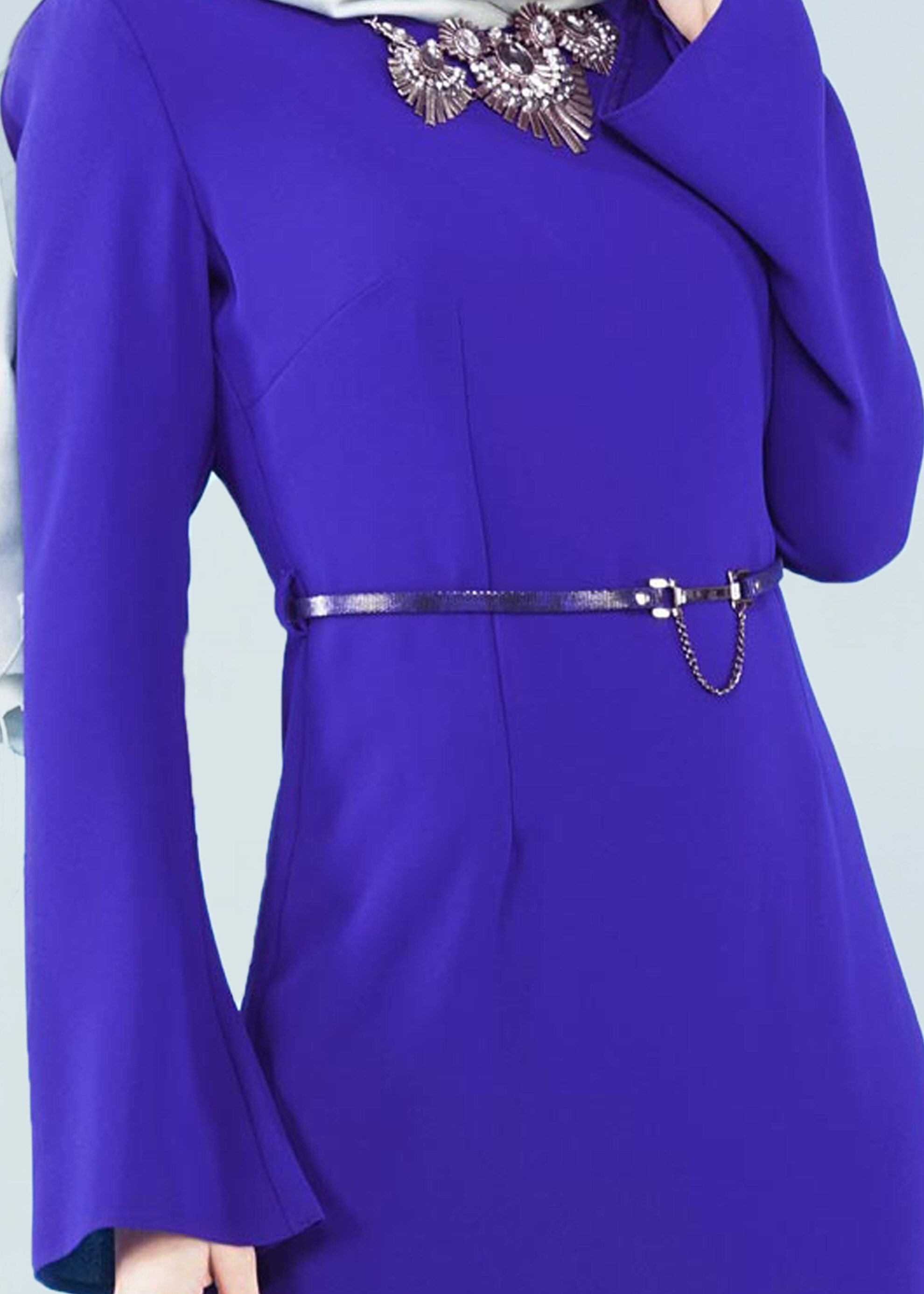 Tesettür giyim LACİVERT 4194 NEW SUZANNA ELBİSE 38/44 TEK40