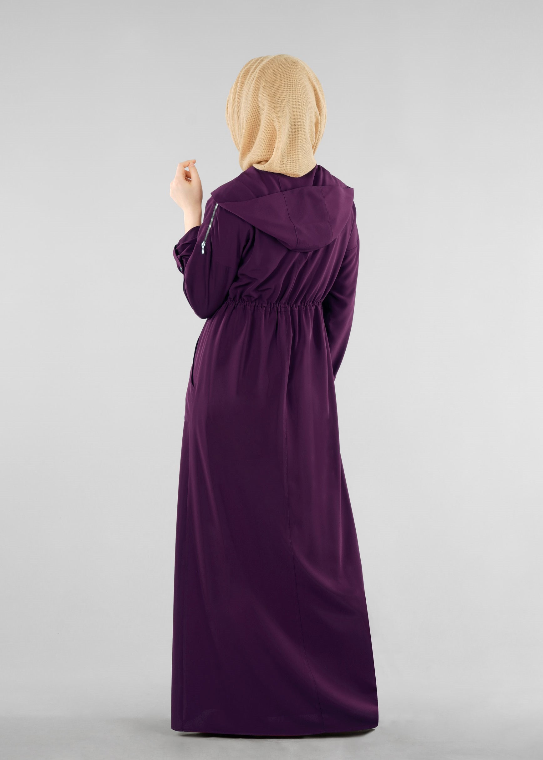 Tesettür giyim MÜRDÜM 4200 CRİSS TESETTÜR ELBİSE 36/44(38-40) TEK42