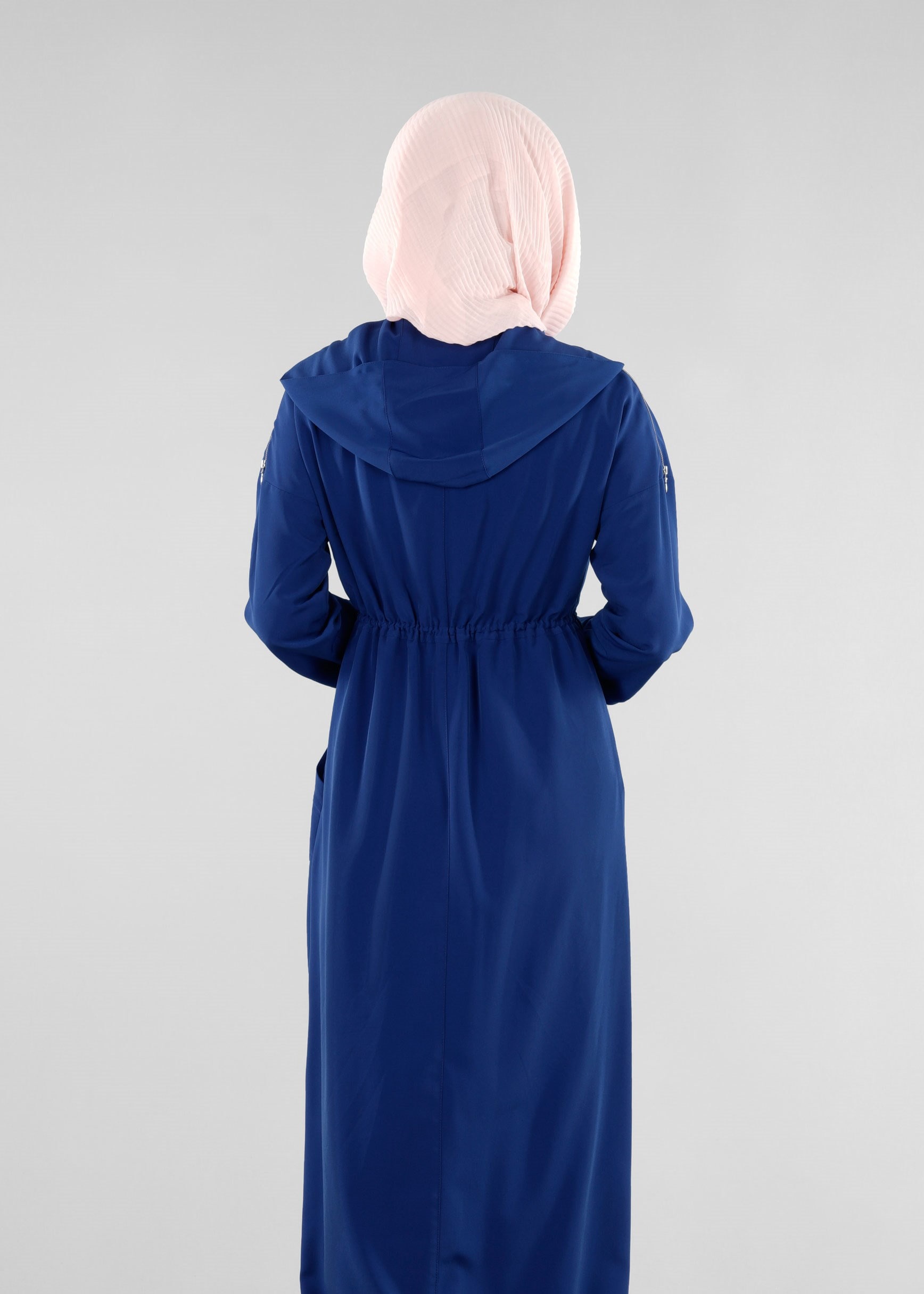 Tesettür giyim MAVİ 4200 CRİSS TESETTÜR ELBİSE 36/44(38-40) TEK42