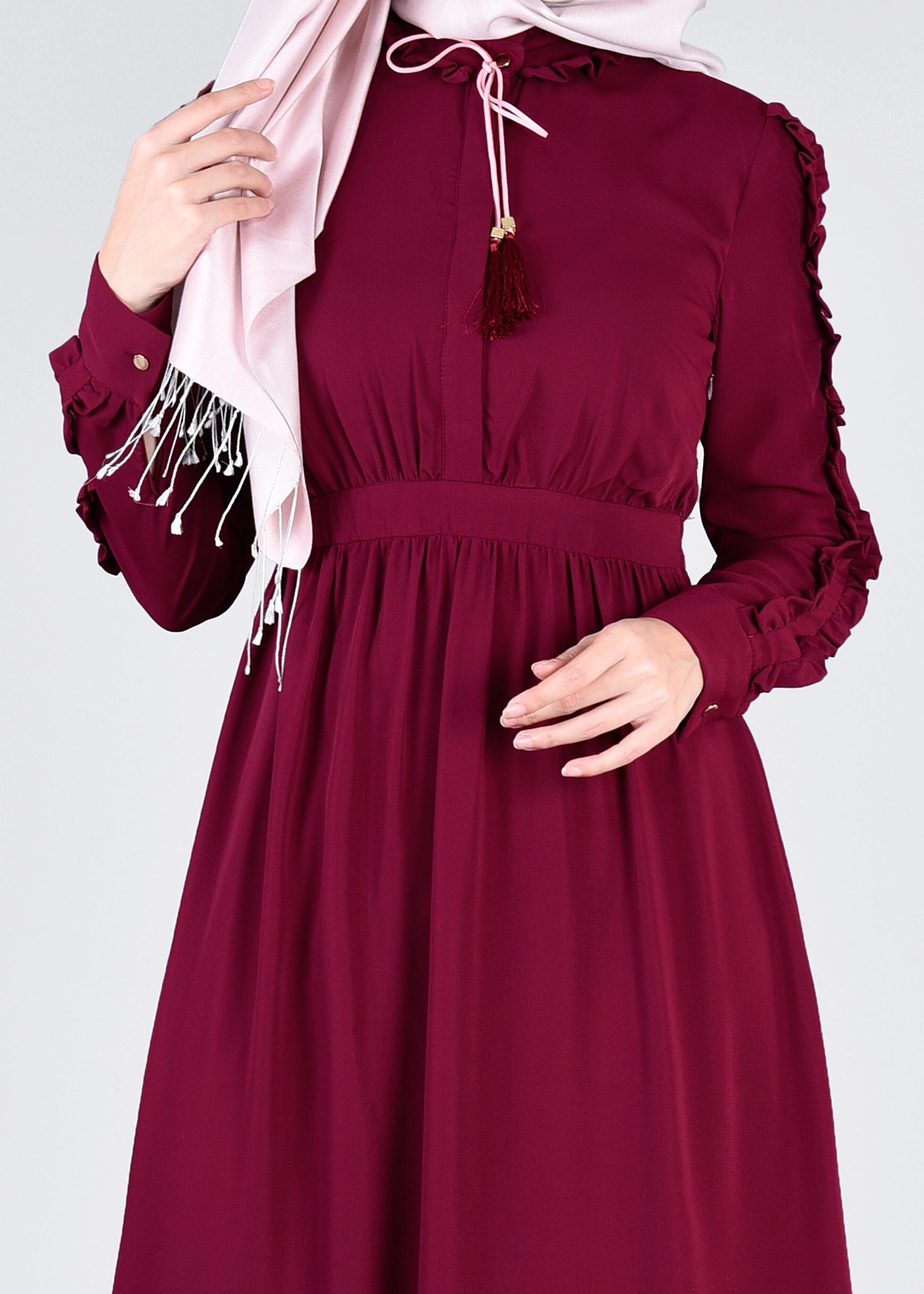 Tesettür giyim MÜRDÜM 4354 6277 ELBİSE 36/42 TEK38