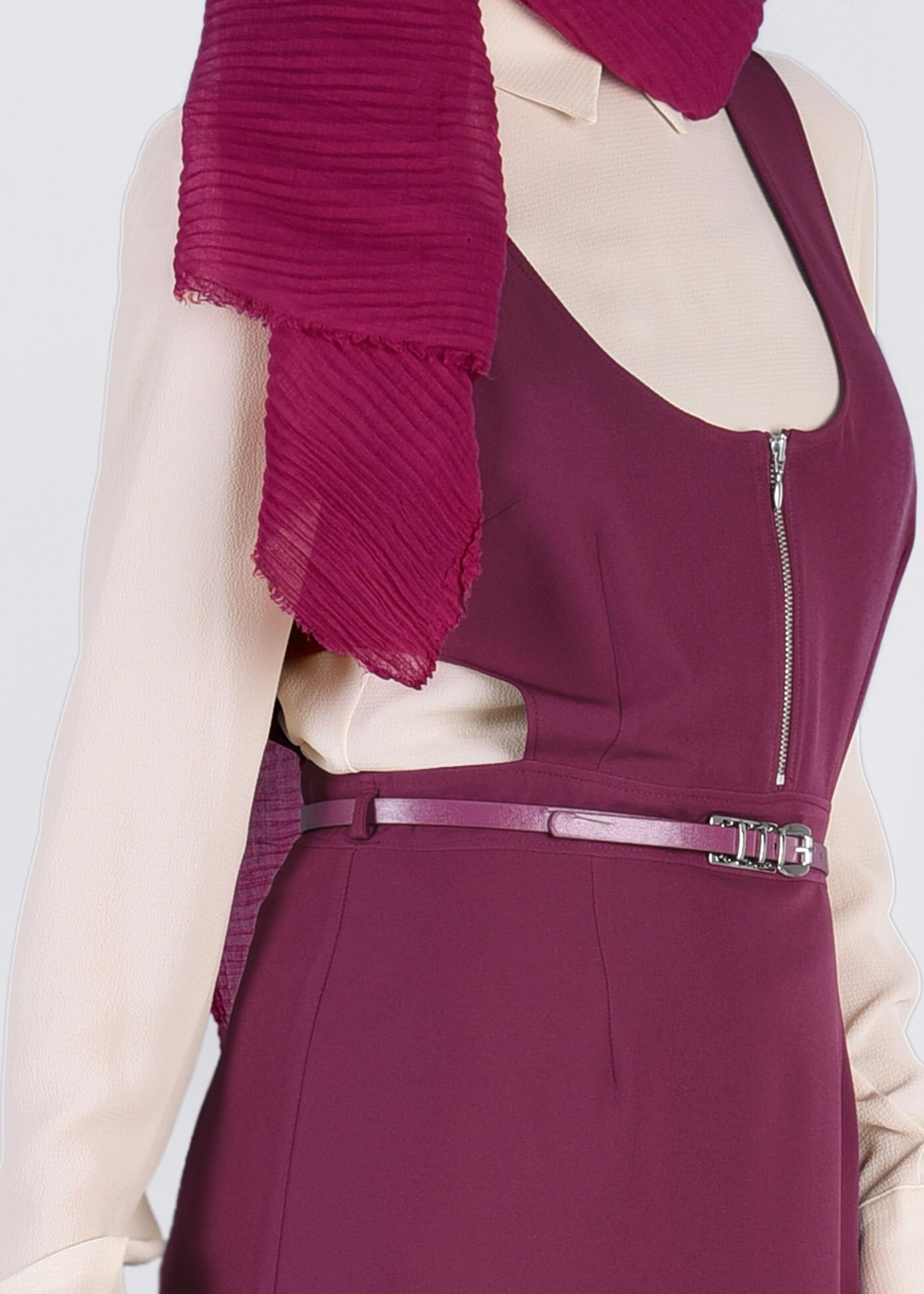 Tesettür giyim MOR 4361 DİLMA 43551 2&prime;Lİ ELBİSE 38/44 TEK36