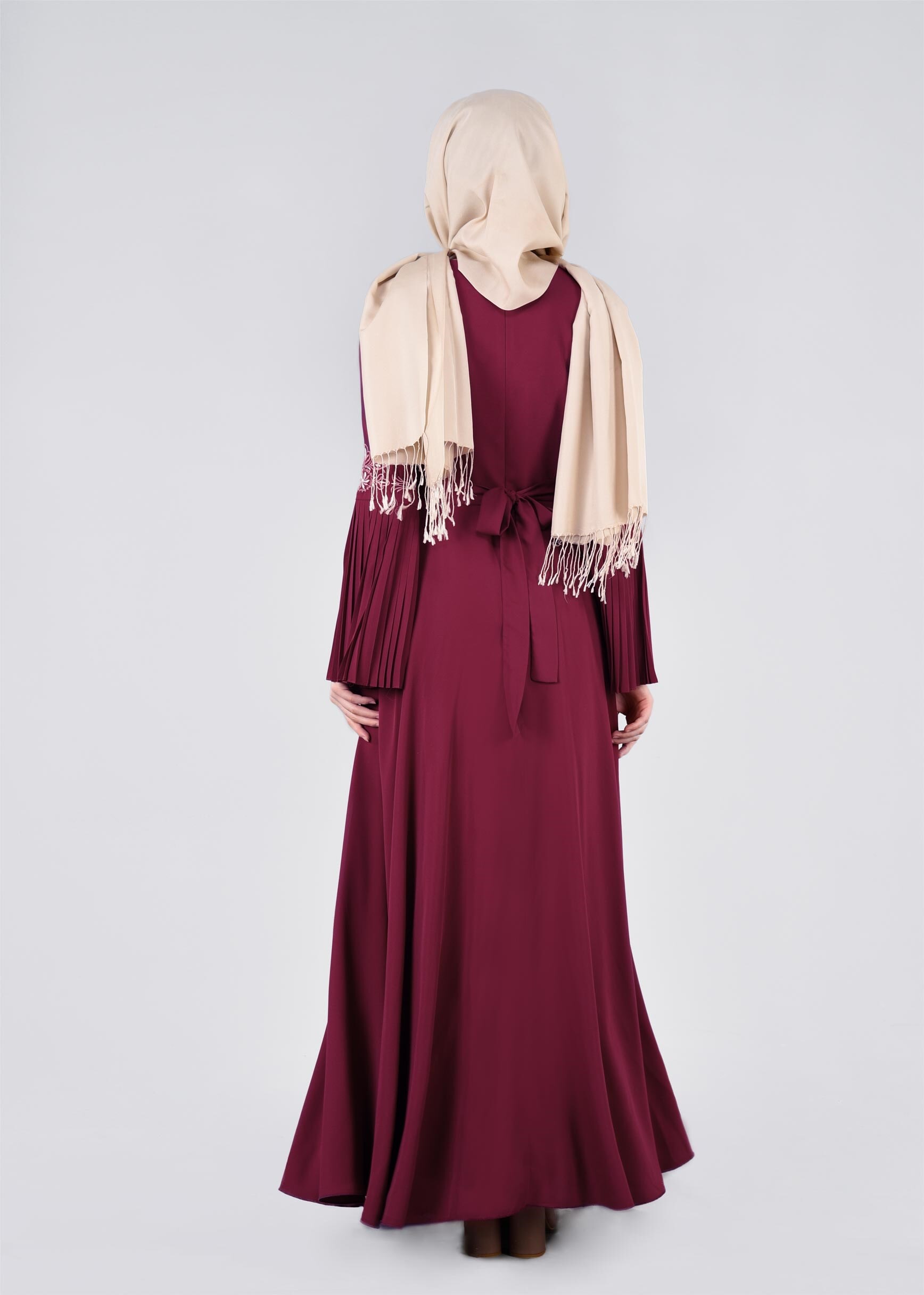 Tesettür giyim MOR 4421 6277 ELBİSE 38/44 TEK40