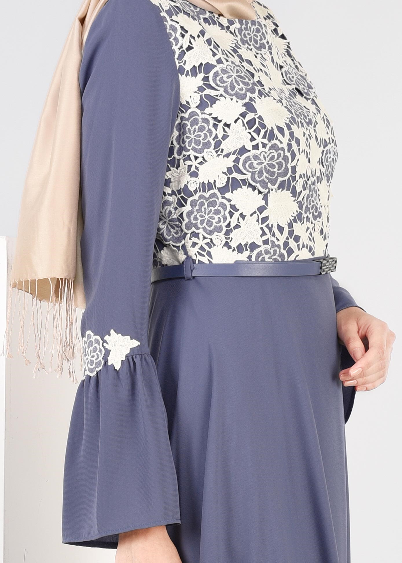 Tesettür giyim MOR 4459 ALEYNA ELBİSE 36/44(38-40) TEK42