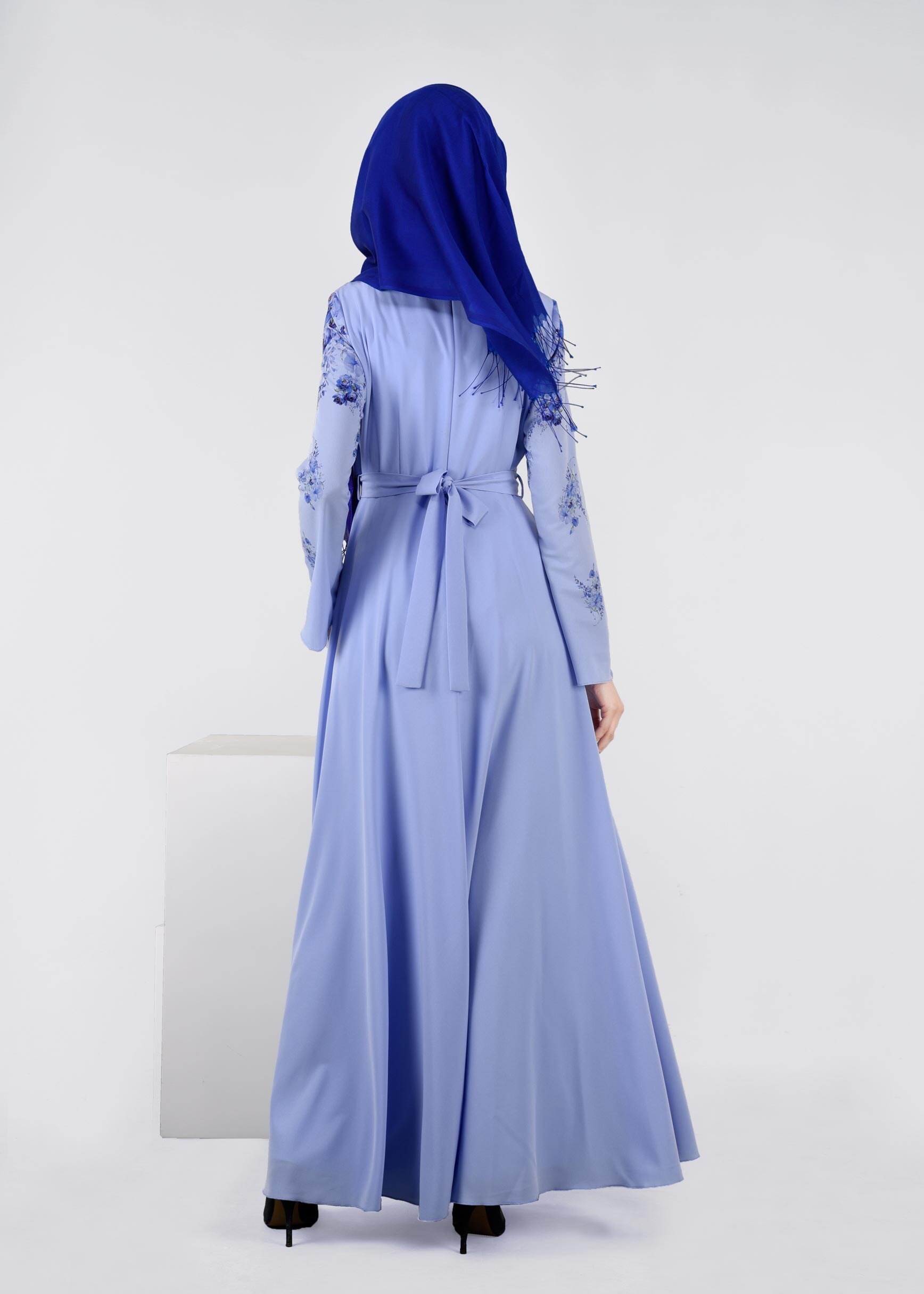 Tesettür giyim MAVİ 4494 NEW LOREN ELBİSE 38/44 TEK40