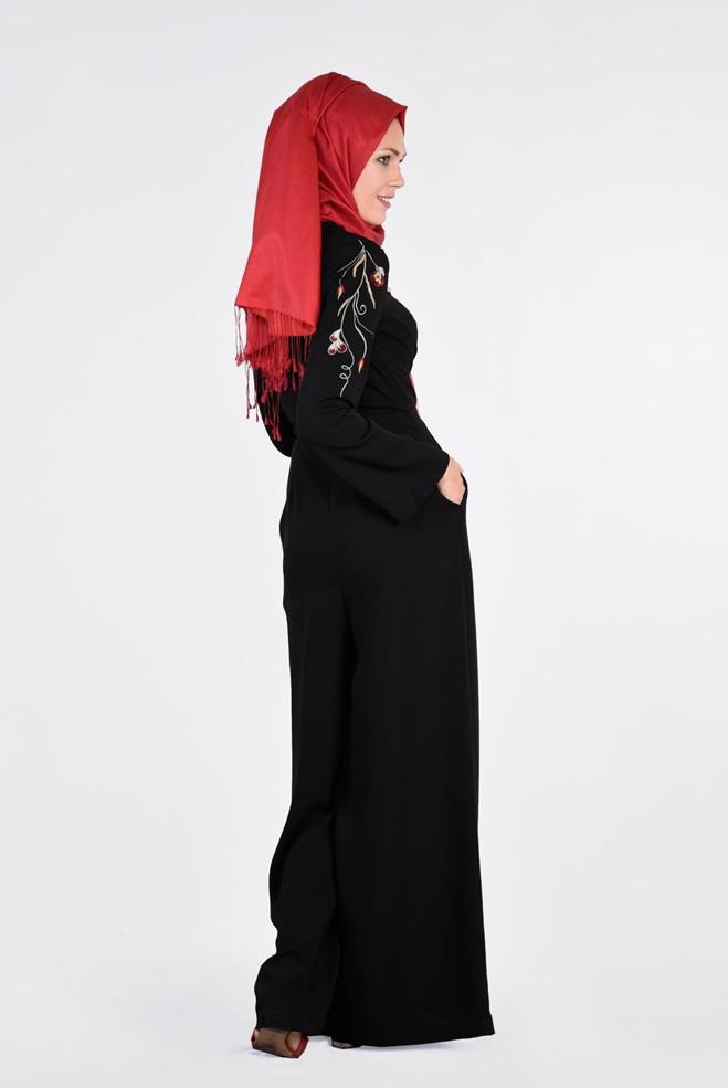 Vêtements hijab NOIR 4520 ALEYNA TULUM 38/42 TEK36 - ALVİNA