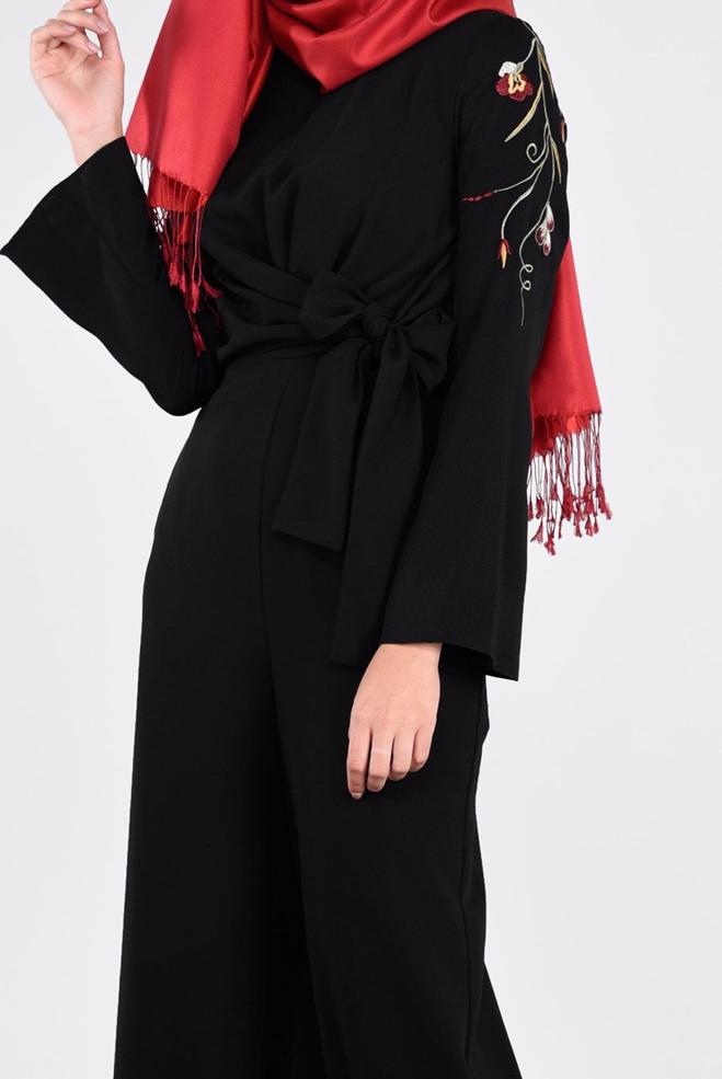 Vêtements hijab NOIR 4520 ALEYNA TULUM 38/42 TEK36 - ALVİNA