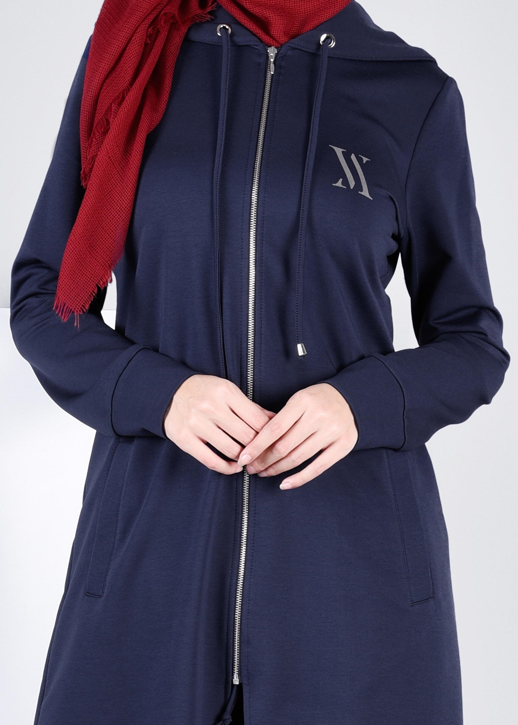 Tesettür giyim LACİVERT 4363 HİLDA 2&prime;Lİ EŞOFMAN TAKIM 38/48