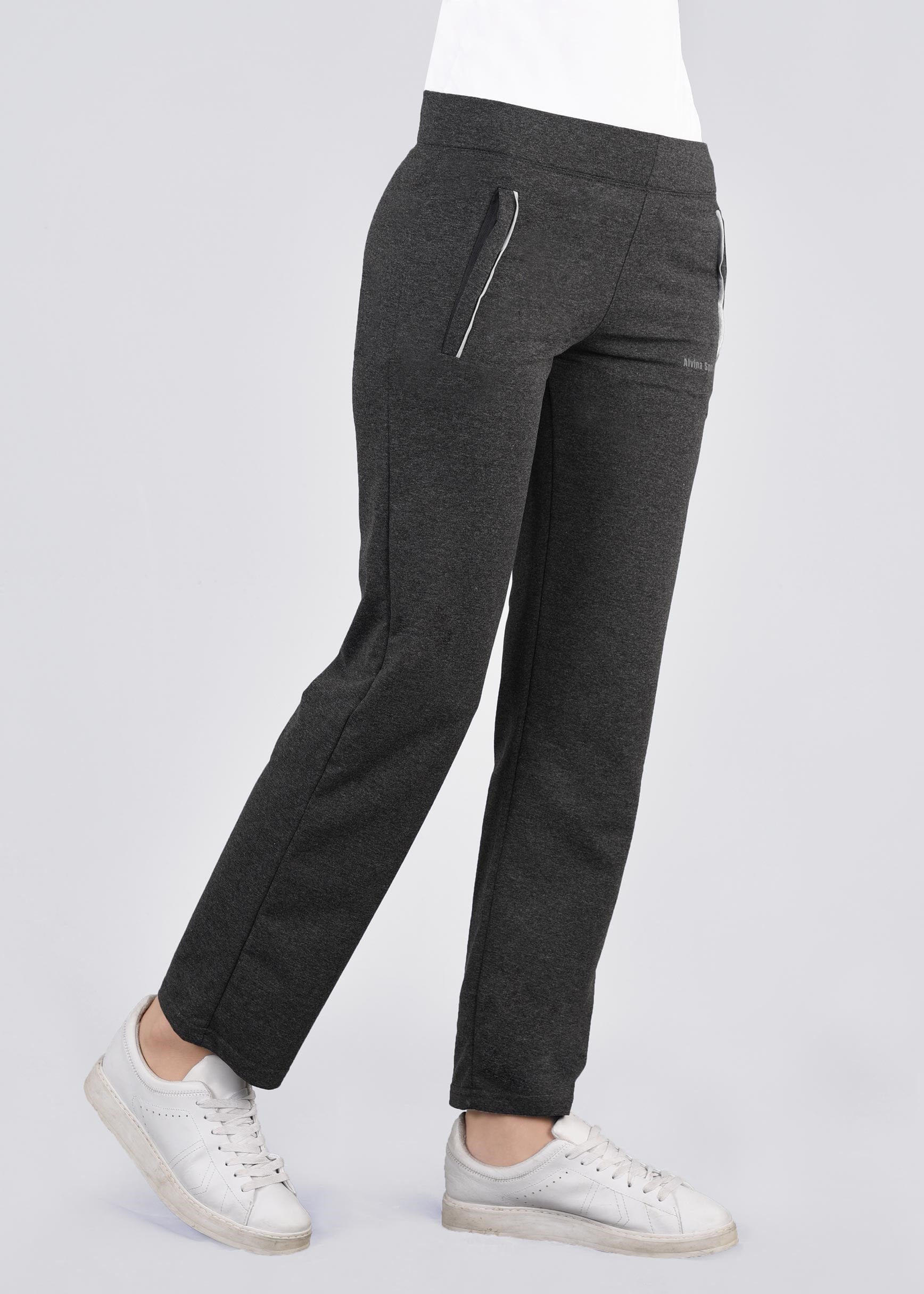 Tesettür giyim GRİ CEPLİ EŞOFMAN ALTI 7196