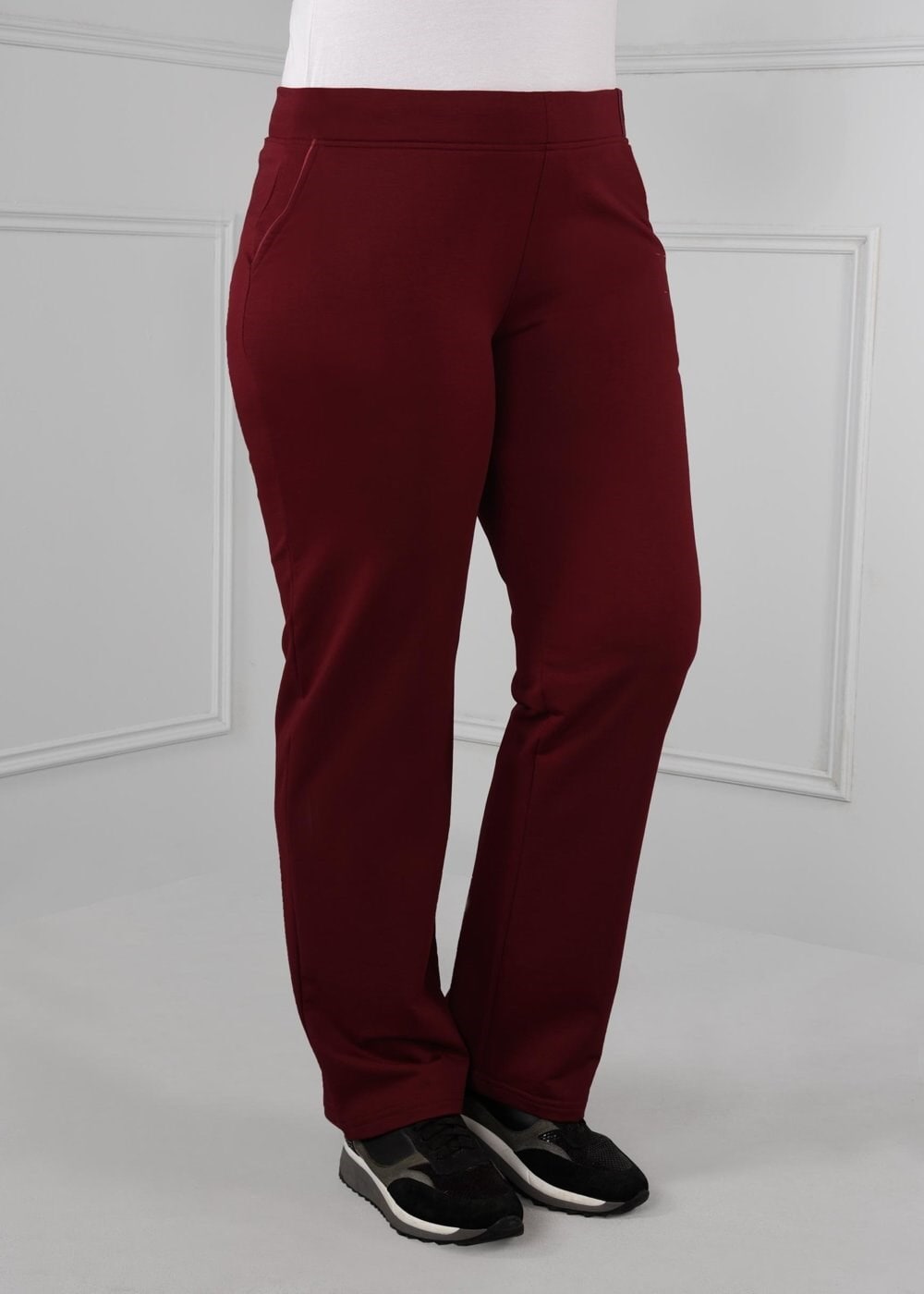 Vêtements hijab ROUGE BORDEAUX 7199 ELİSE EŞOFMAN ALT 46/50(46)