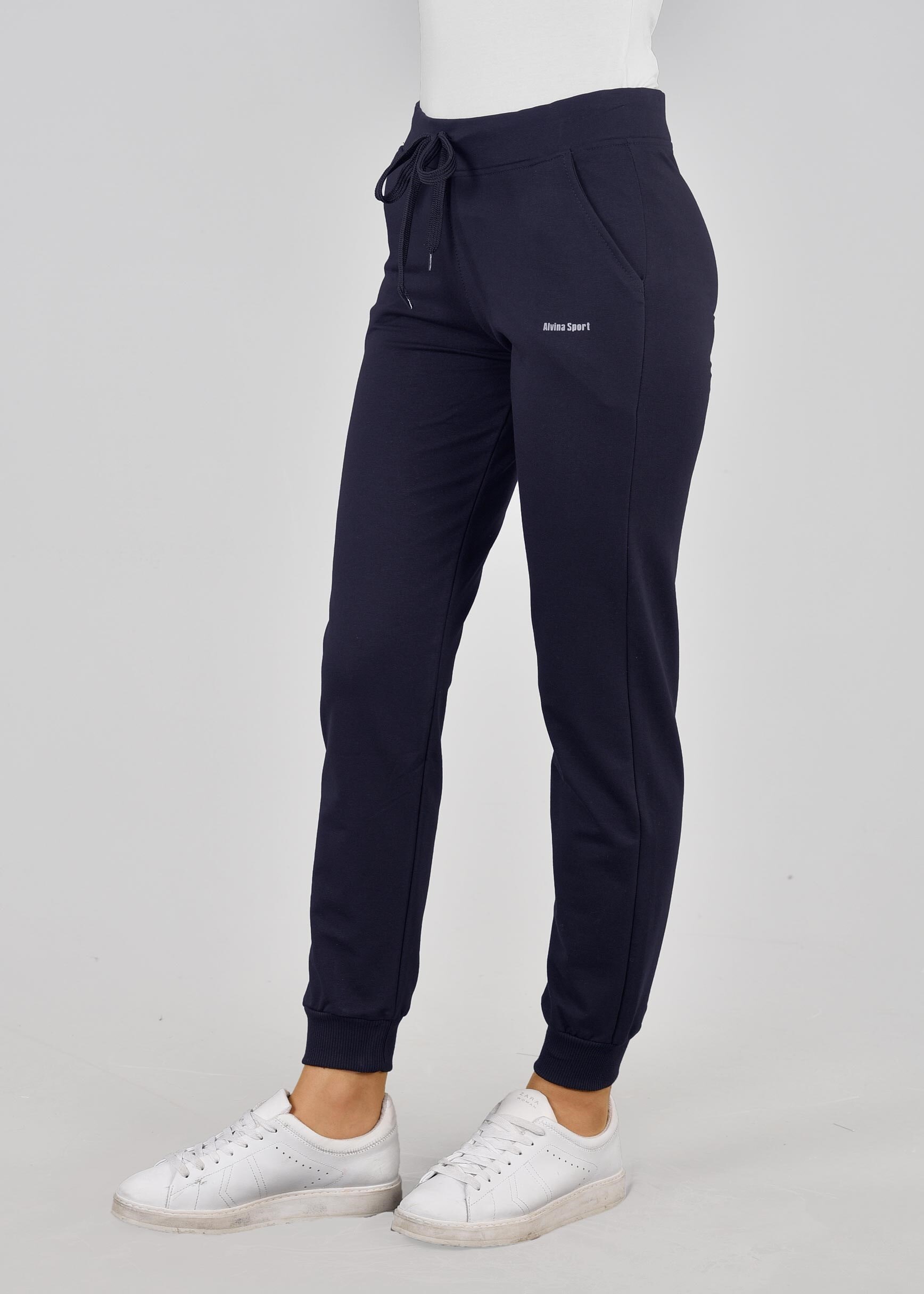 Tesettür giyim LACİVERT RİBANA PAÇALI EŞOFMAN ALTI 7201