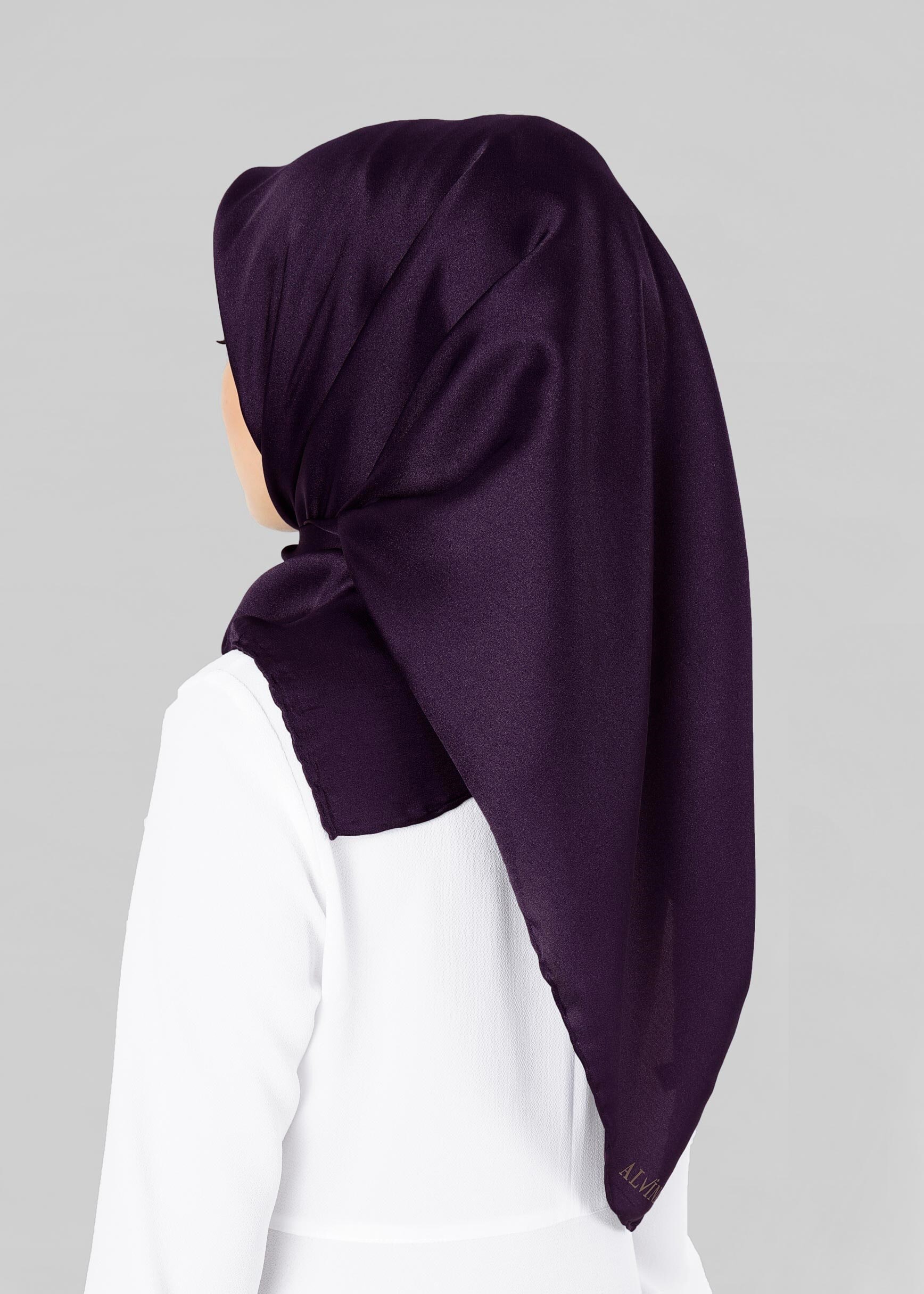Tesettür giyim MOR ALVİNA EŞARP 9606