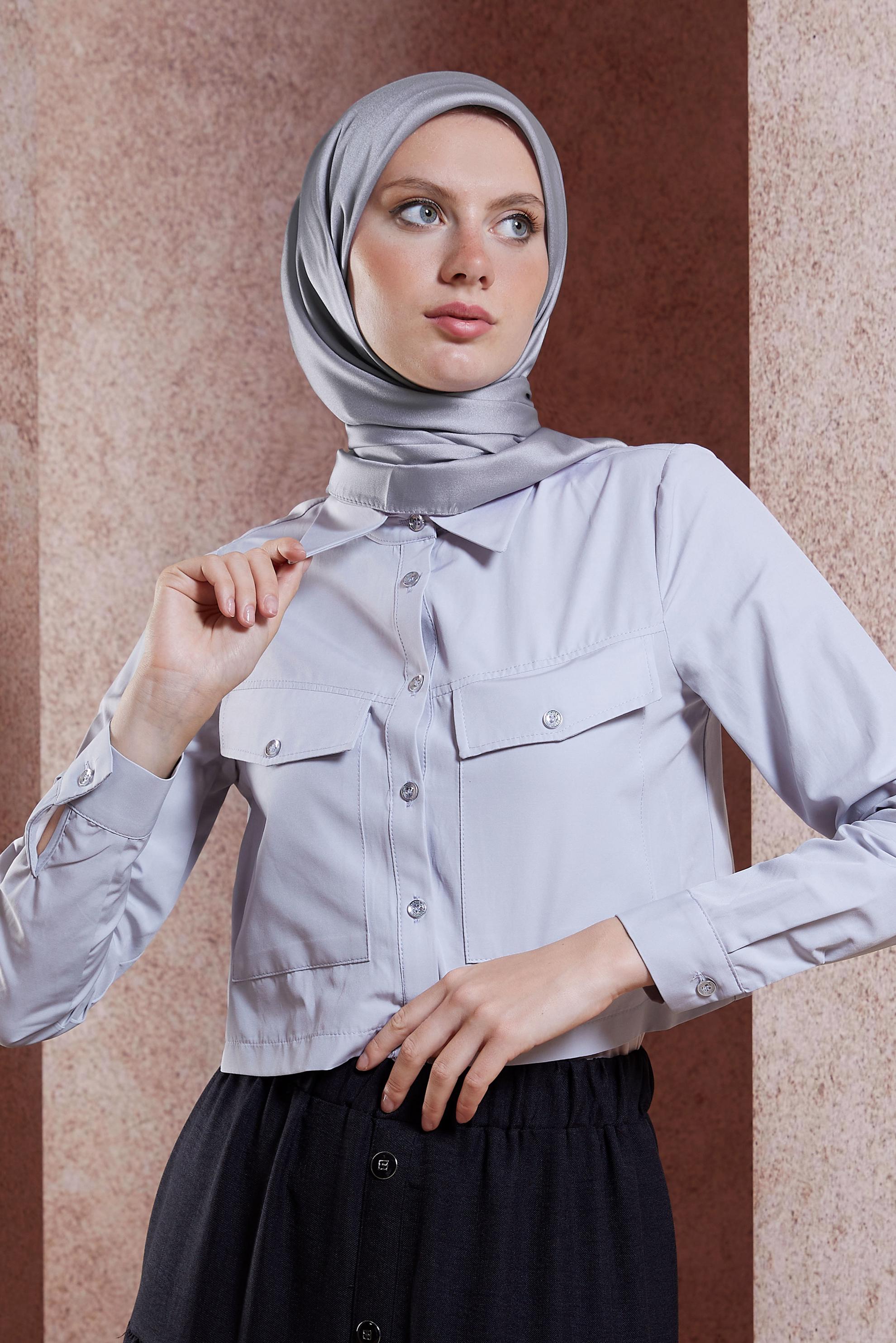 Tesettür giyim MOR ALVİNA EŞARP 9606