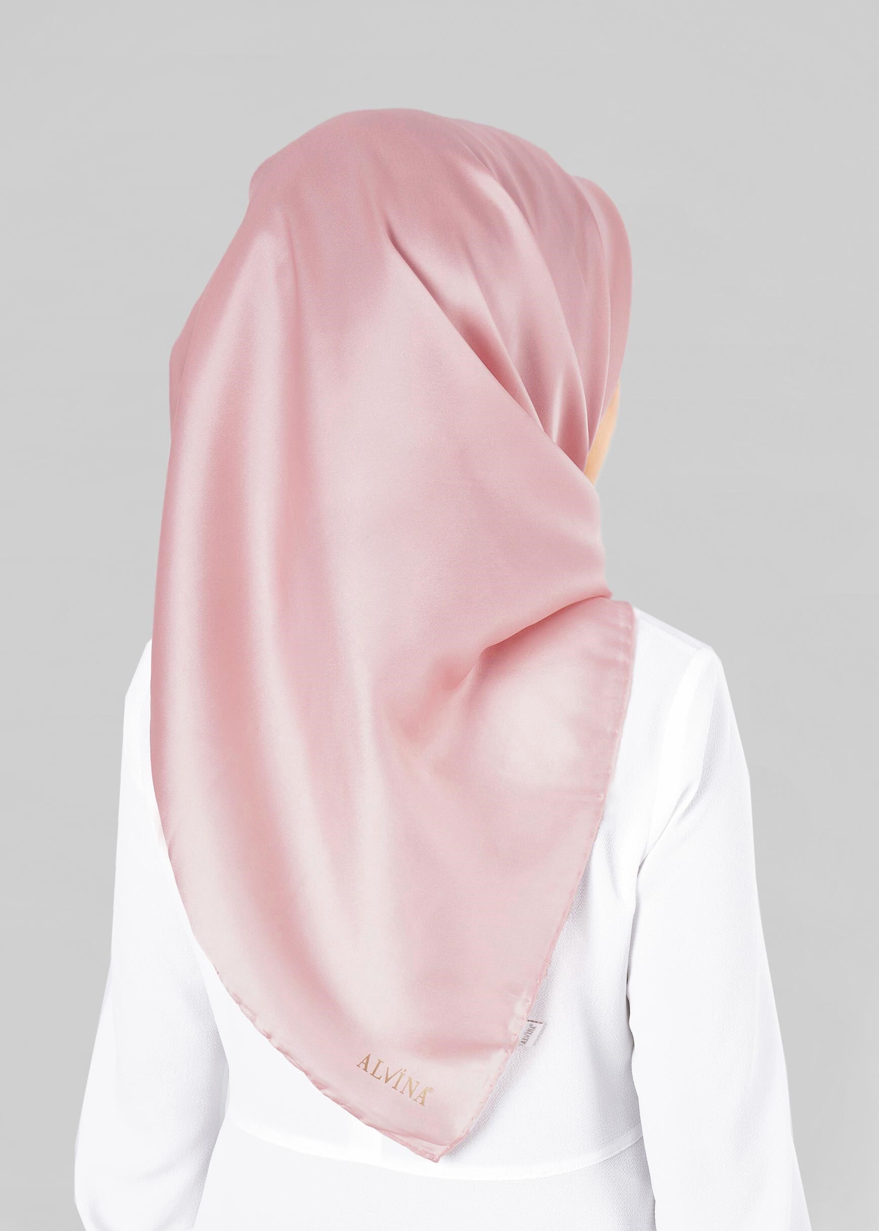 Tesettür giyim PUDRA ALVİNA EŞARP 9606