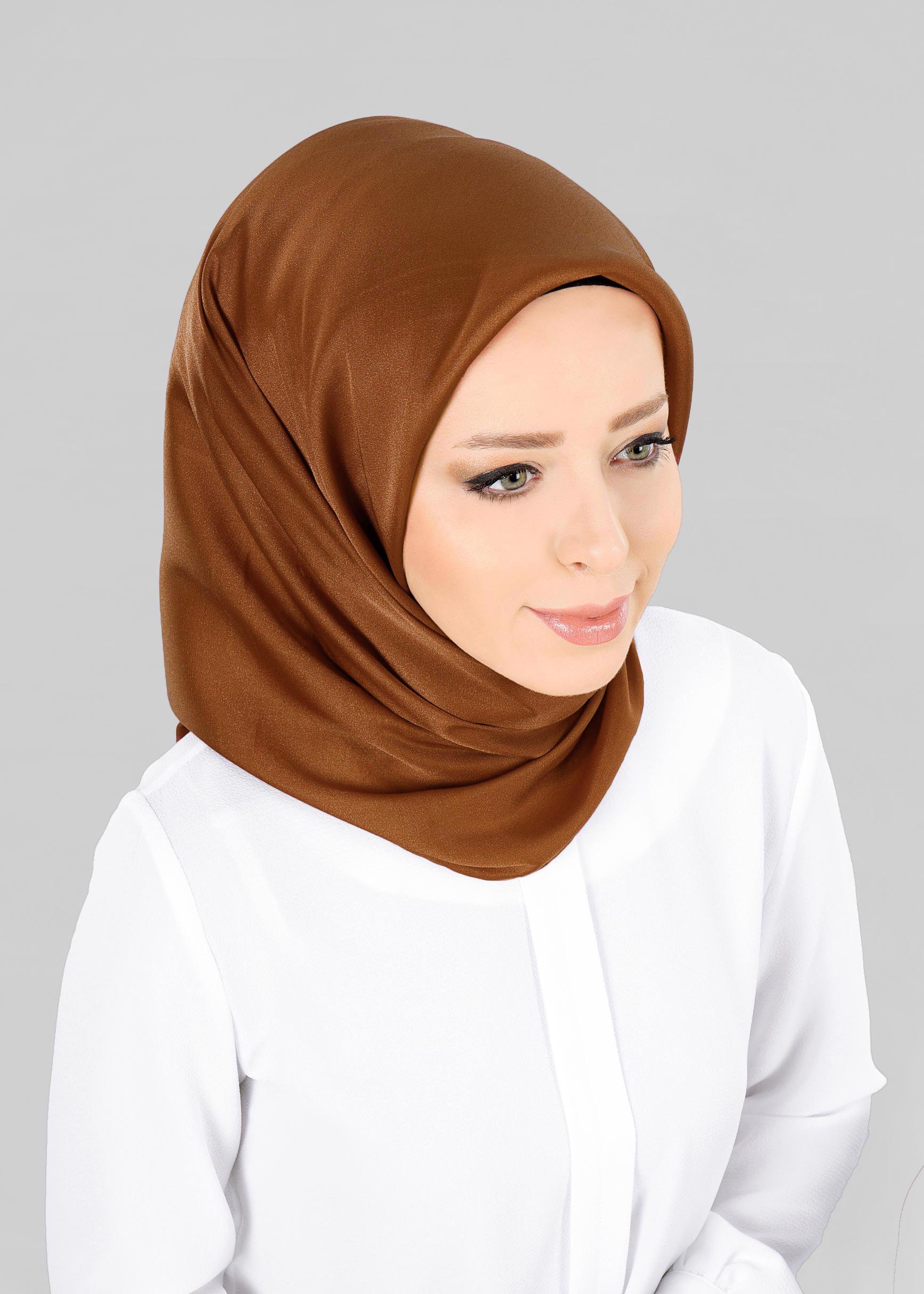 Tesettür giyim TABA ALVİNA EŞARP 9606