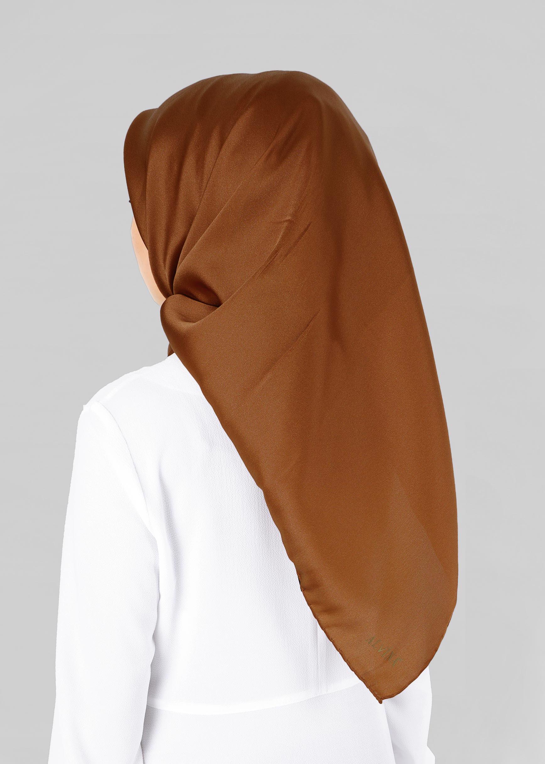 Tesettür giyim TABA ALVİNA EŞARP 9606