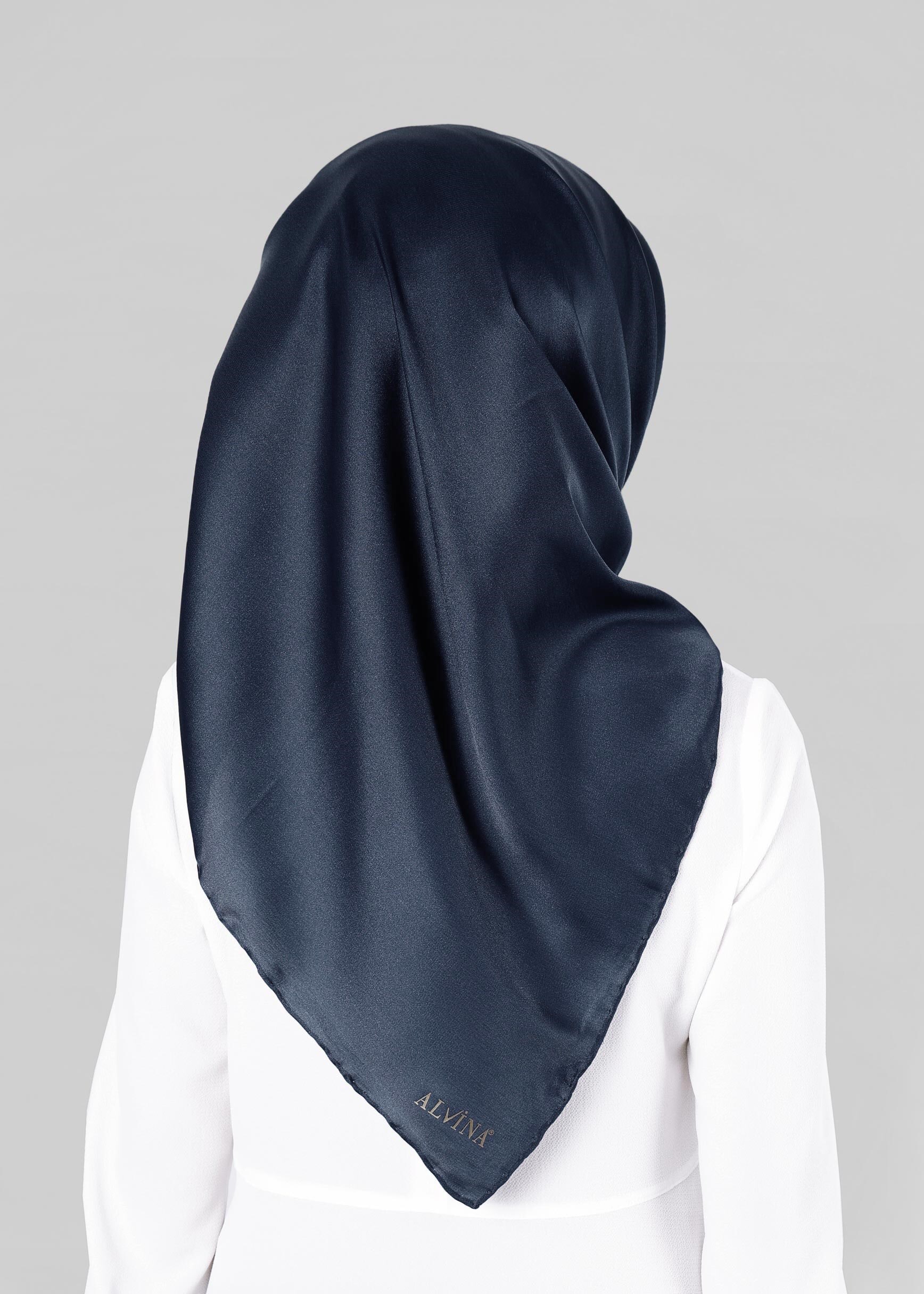 Tesettür giyim LACİVERT ALVİNA EŞARP 9606