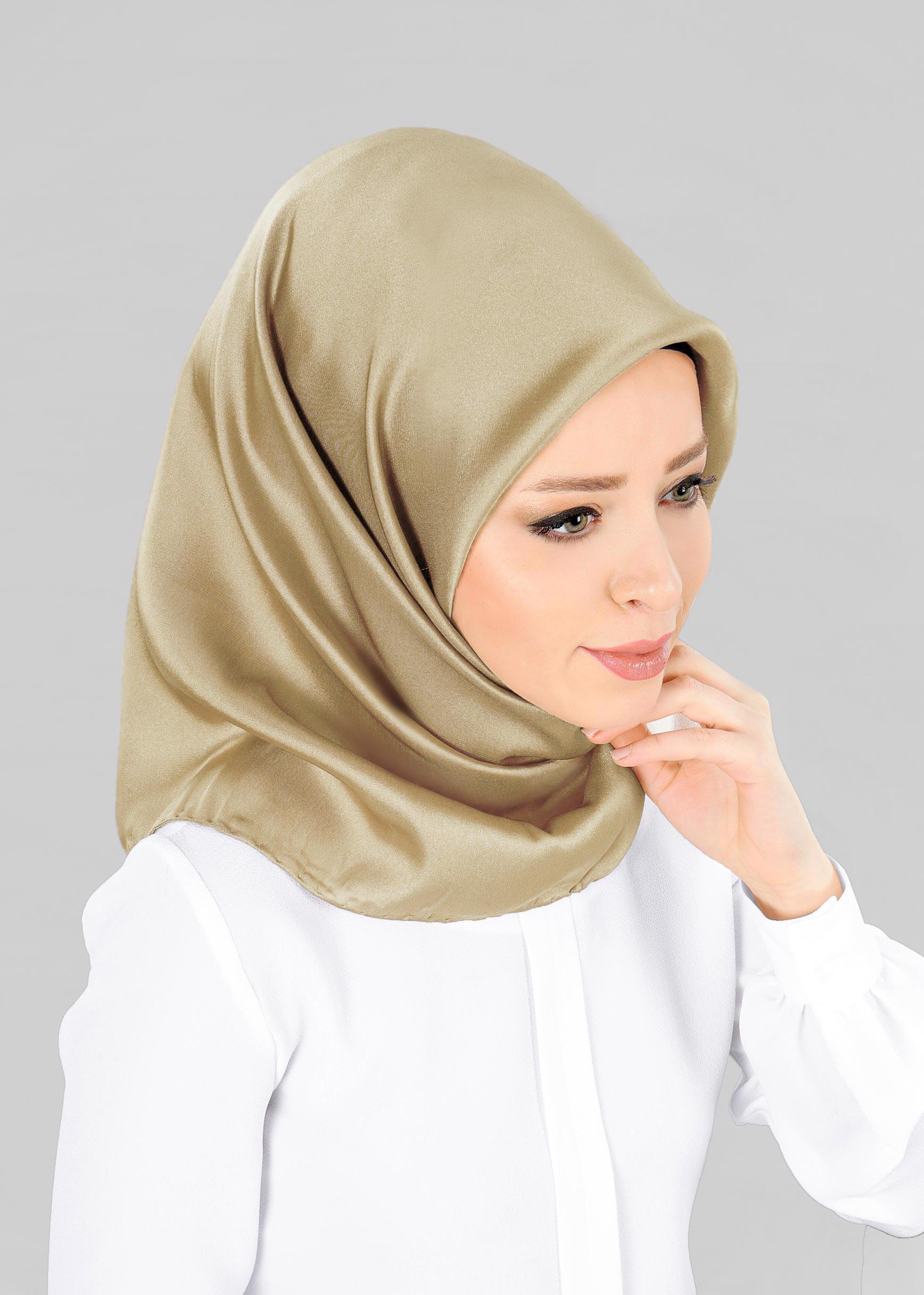 Tesettür giyim SARI ALVİNA EŞARP 9606