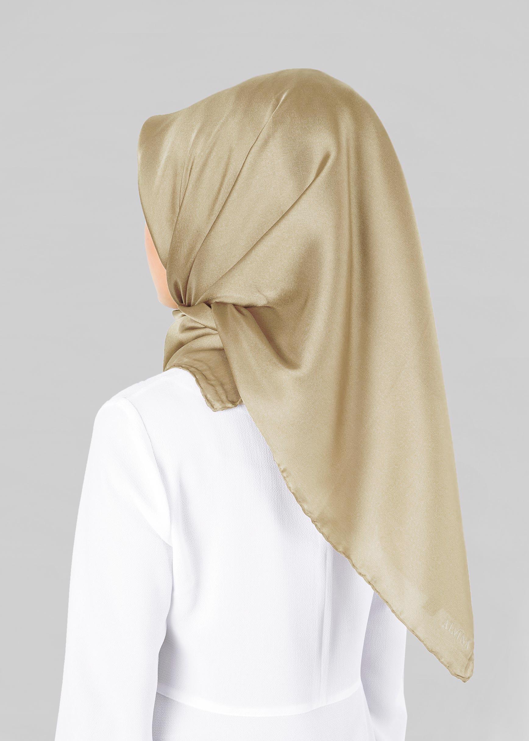 Tesettür giyim SARI ALVİNA EŞARP 9606