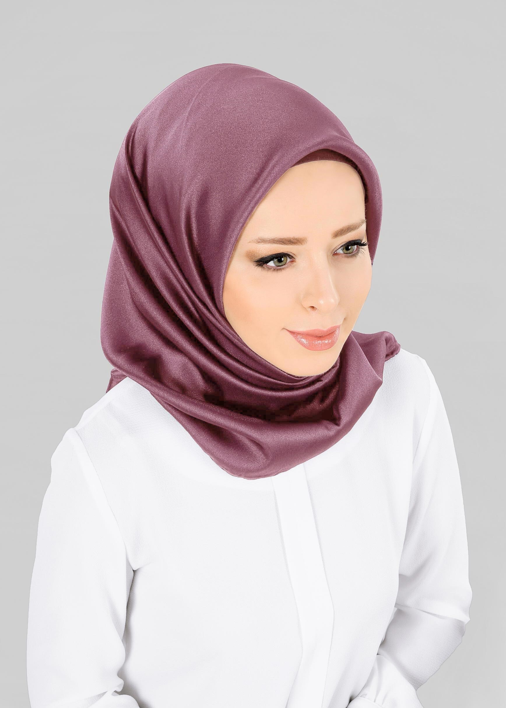Tesettür giyim PUDRA ALVİNA EŞARP 9606