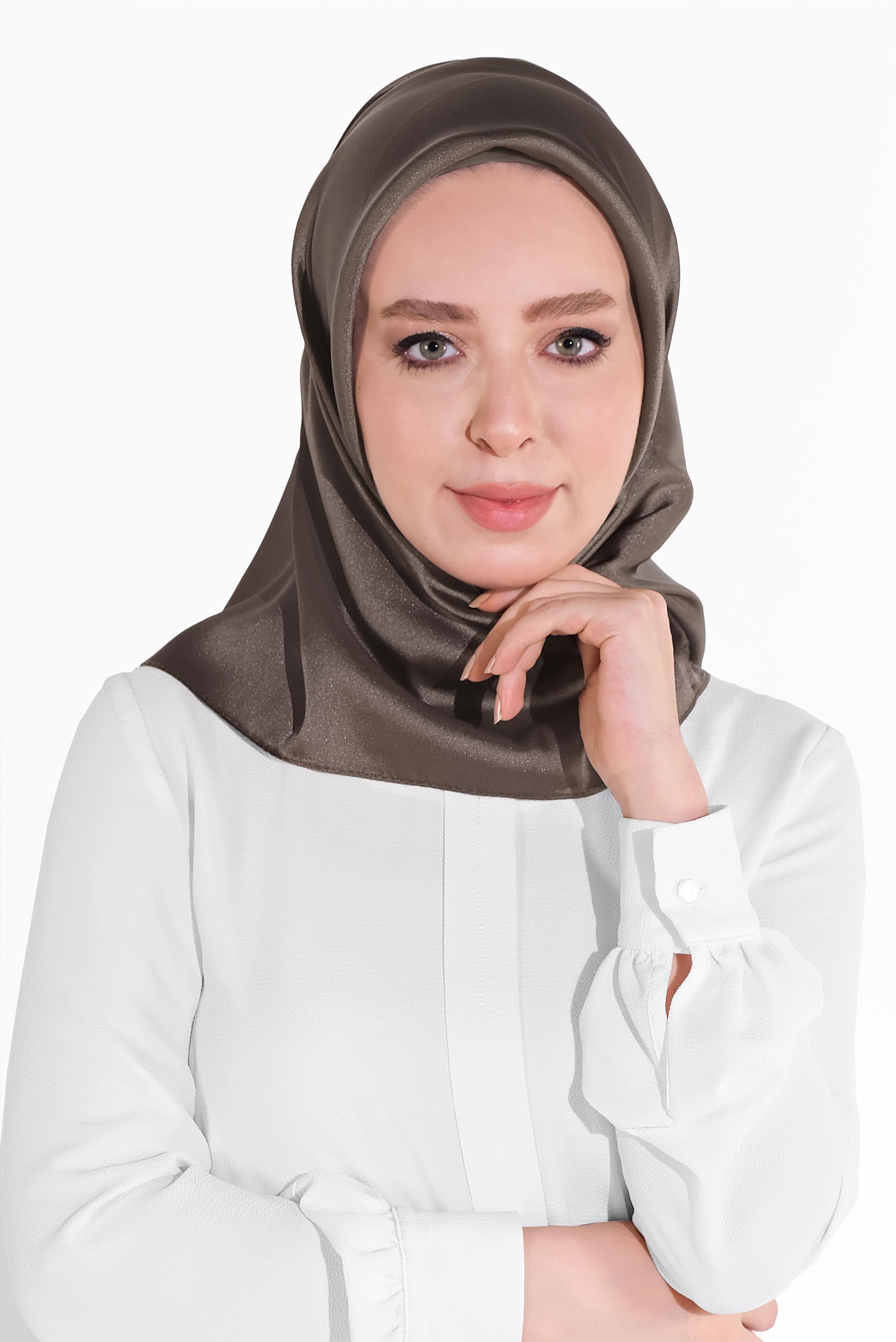 Tesettür giyim HAKİ ALVİNA EŞARP 9606