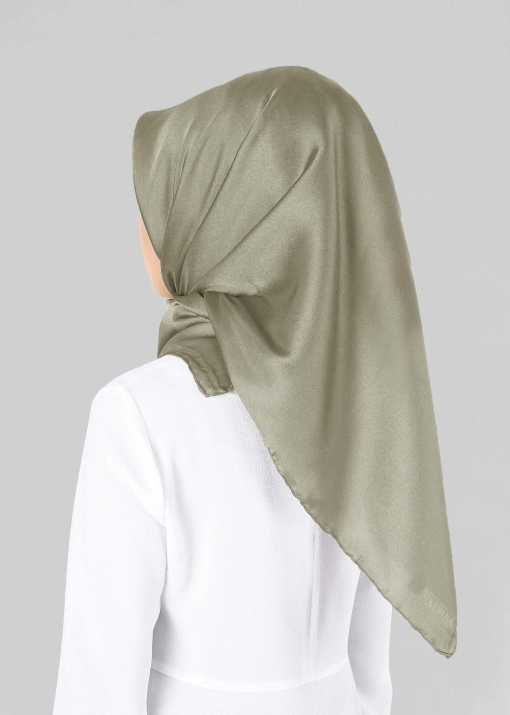 Tesettür giyim YEŞİL ALVİNA EŞARP 9606