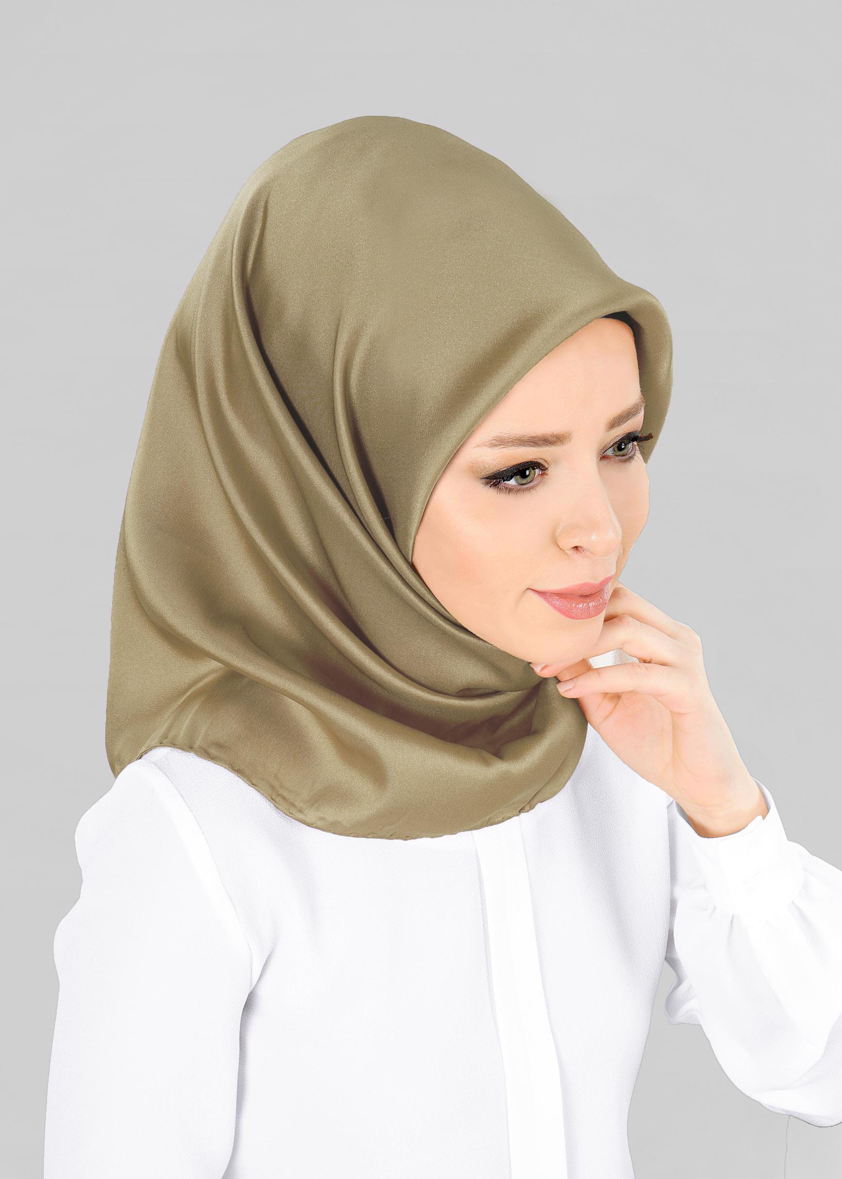 Tesettür giyim YEŞİL ALVİNA EŞARP 9606