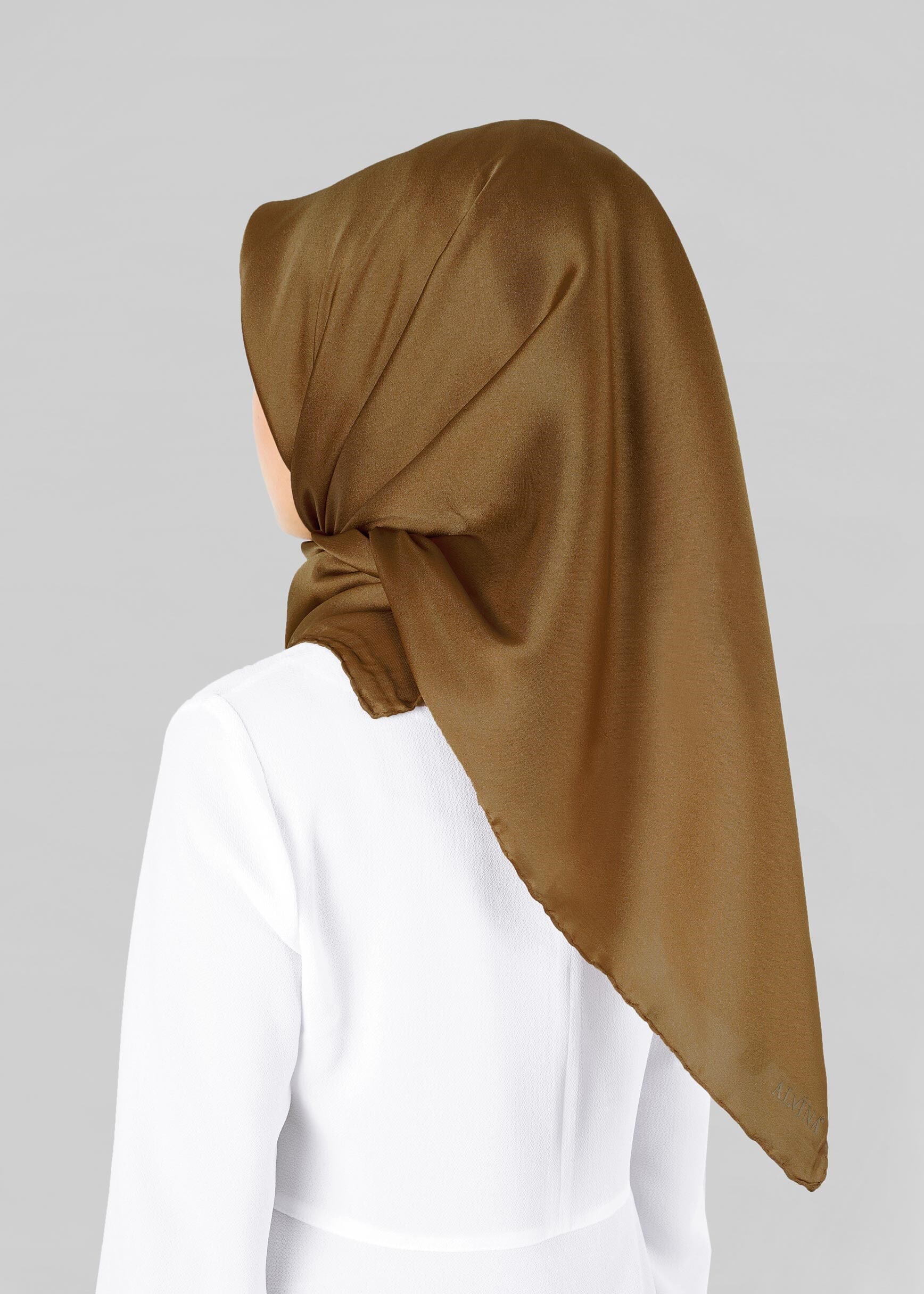 Tesettür giyim YEŞİL ALVİNA EŞARP 9606