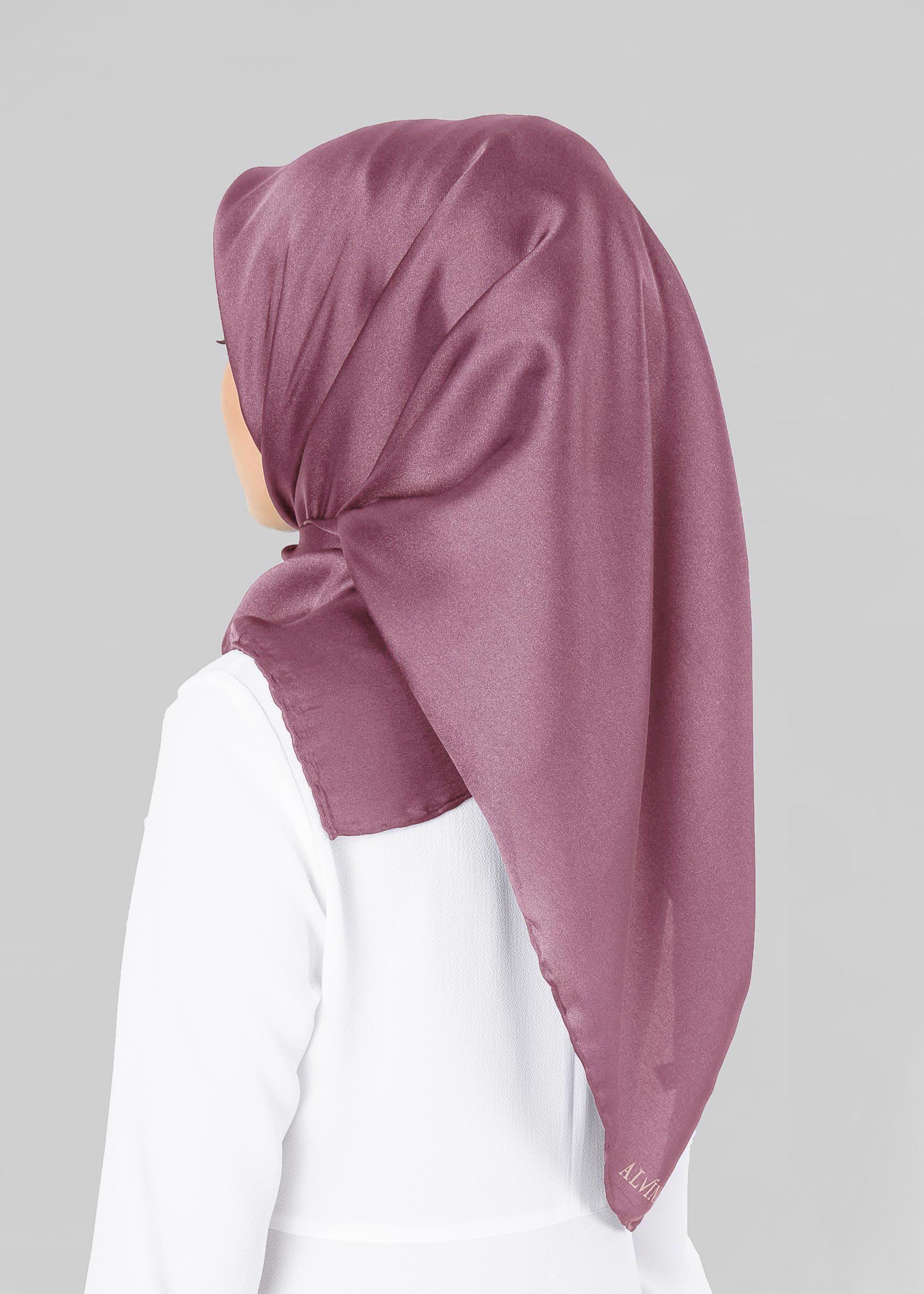 Tesettür giyim PEMBE ALVİNA EŞARP 9606