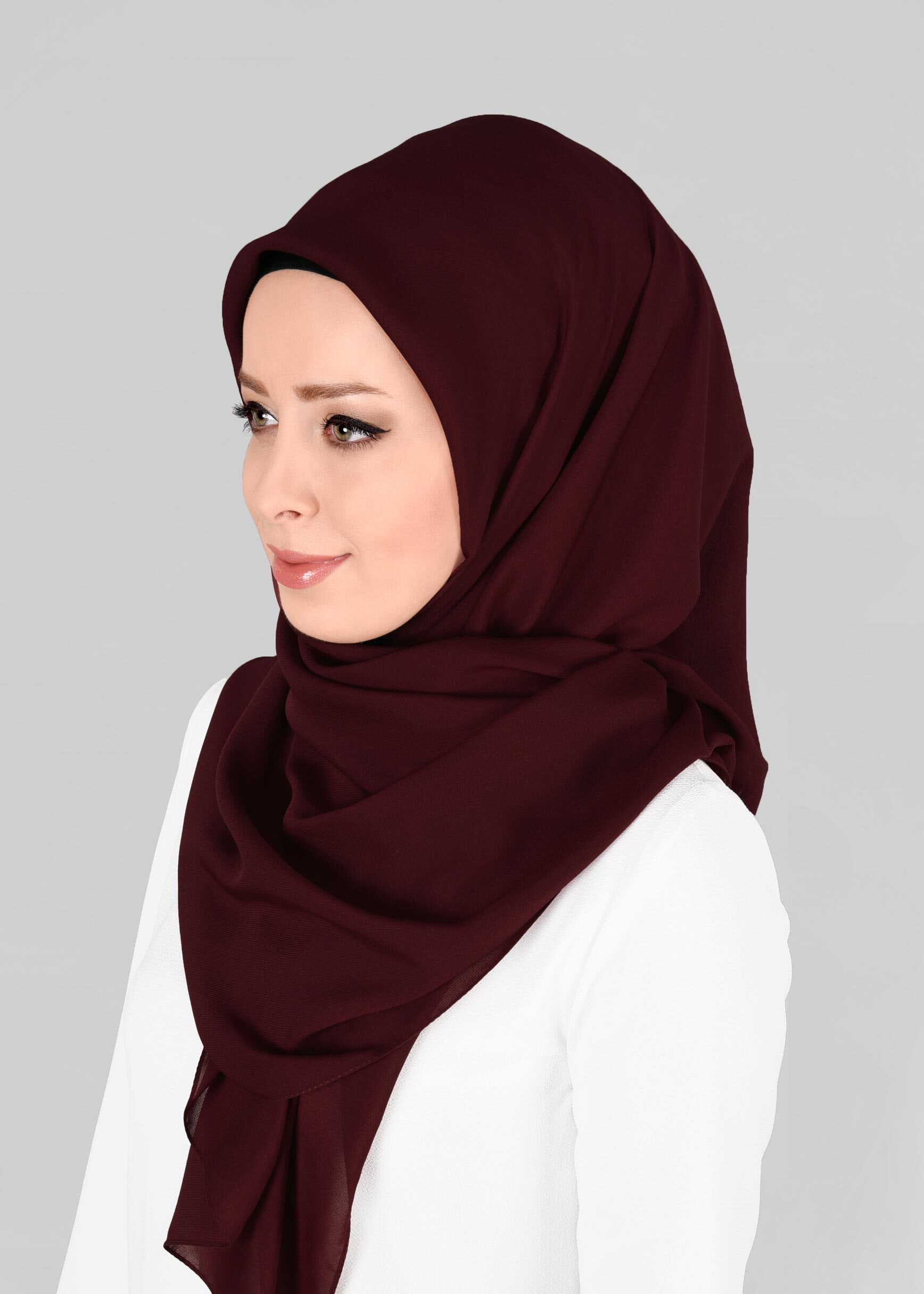 Tesettür giyim MÜRDÜM 9845 ALVİNA MEDİNE İPEĞİ