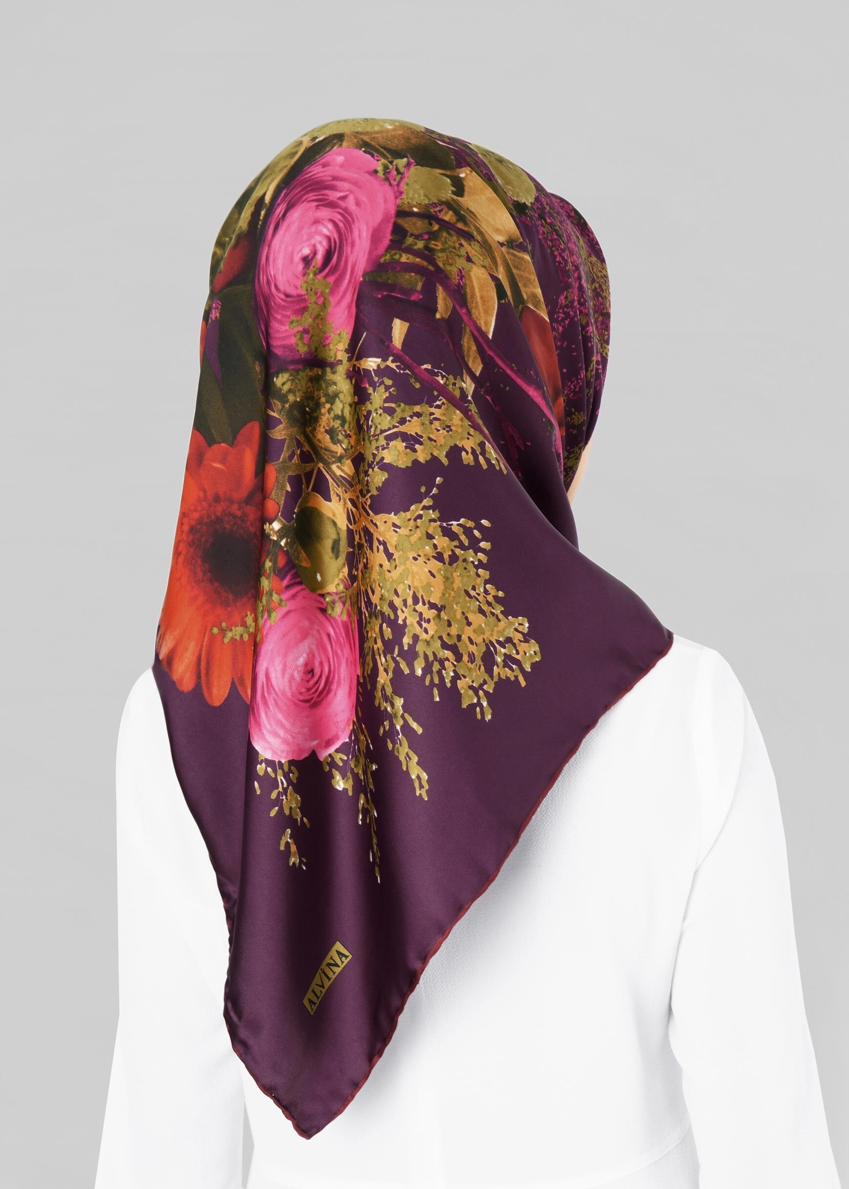 Tesettür giyim MÜRDÜM 12779 ALVİNA DESENLİ EŞARP