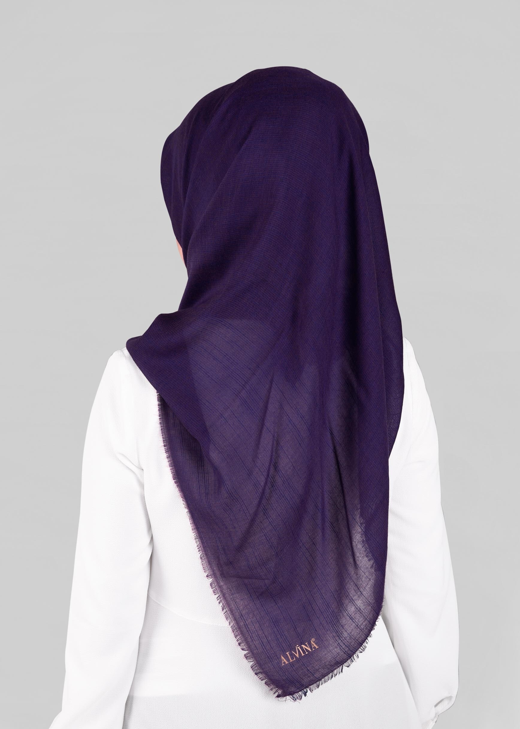 Tesettür giyim MOR 9852-1 ALVİNA PAMUKLU PÜSKÜLLÜ EŞARP(NRL)