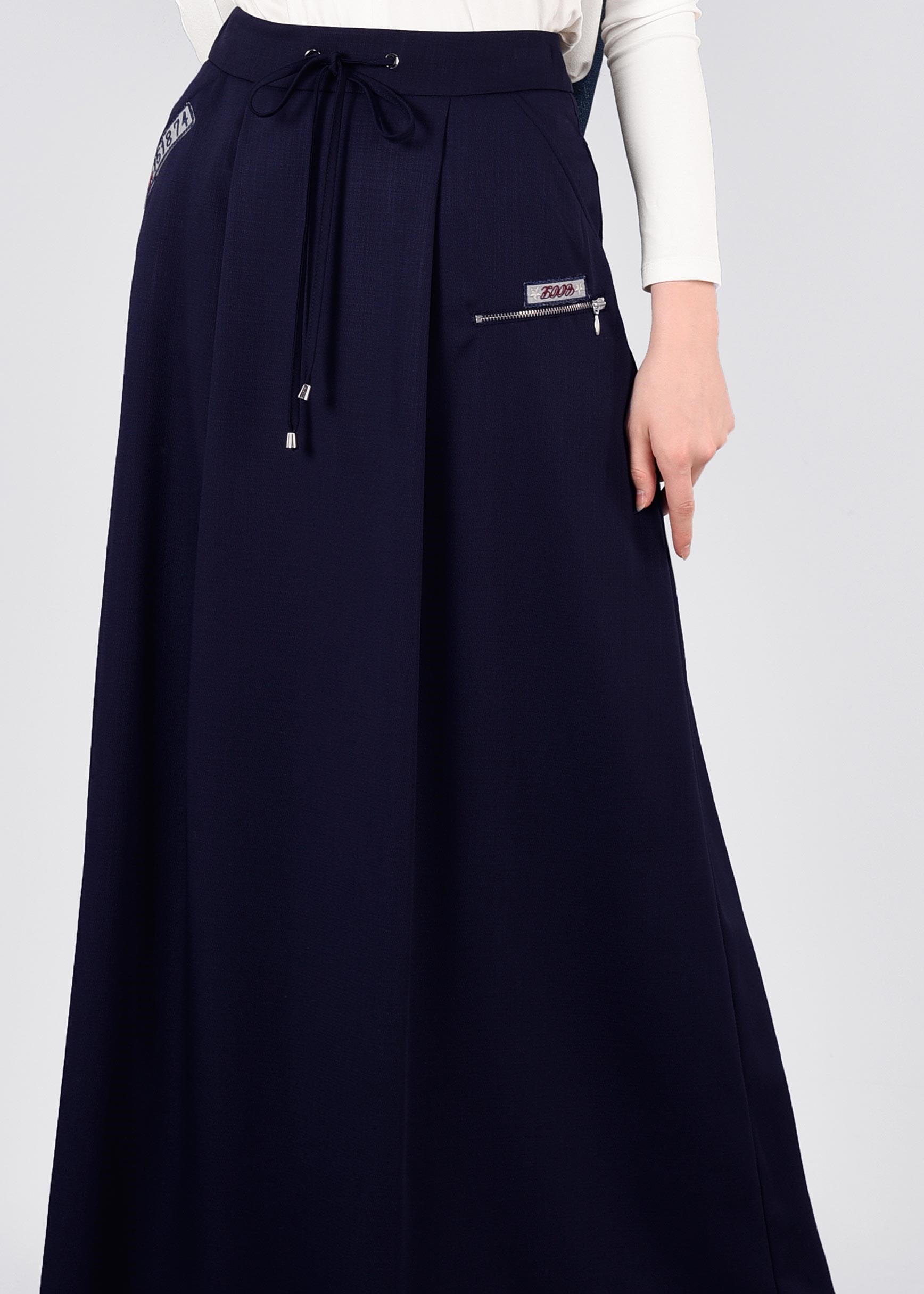 Tesettür giyim LACİVERT 6005 DERİN 8169 ETEK 38/44 TEK36