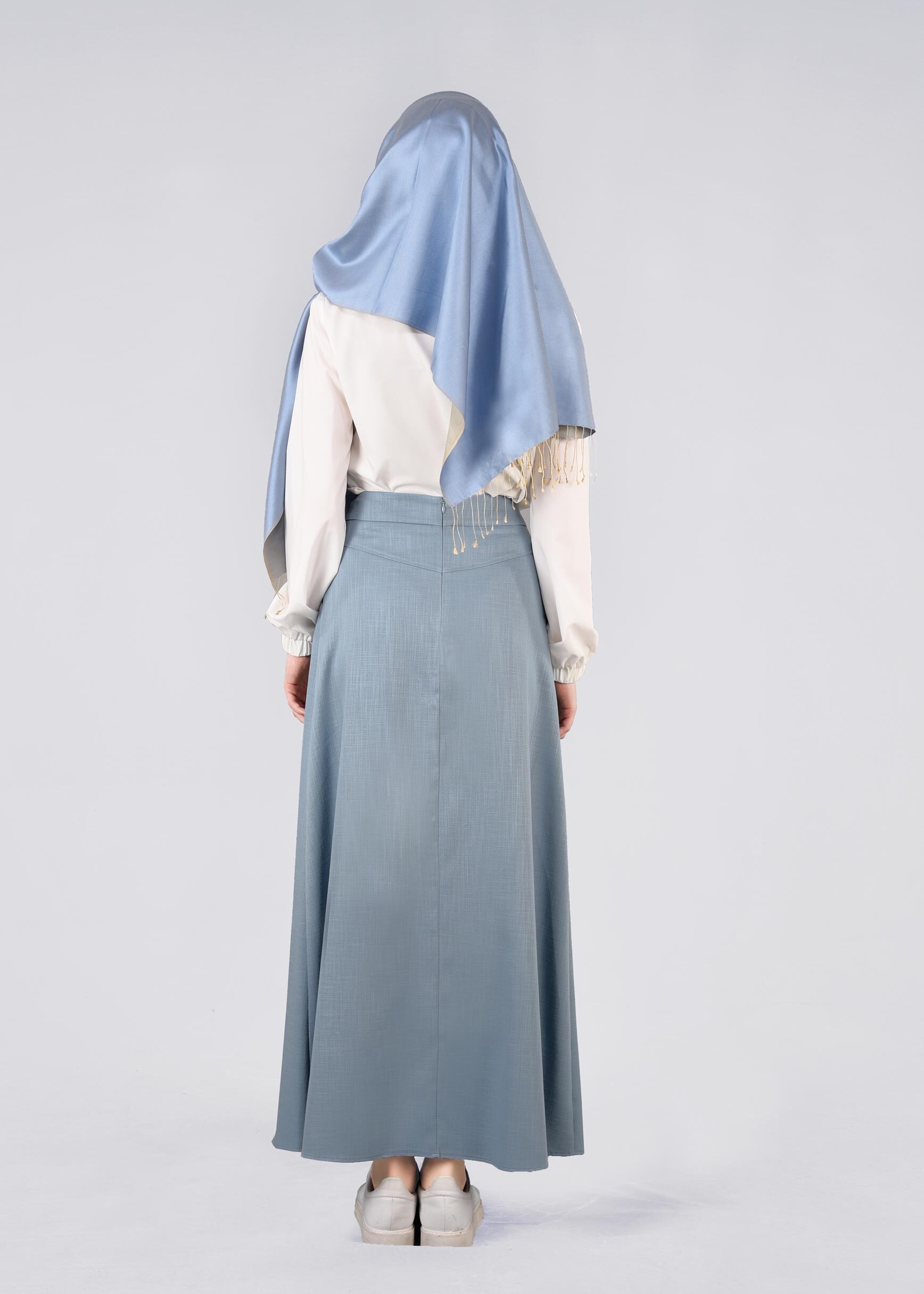 Tesettür giyim MAVİ 6005 DERİN 8169 ETEK 38/44 TEK36