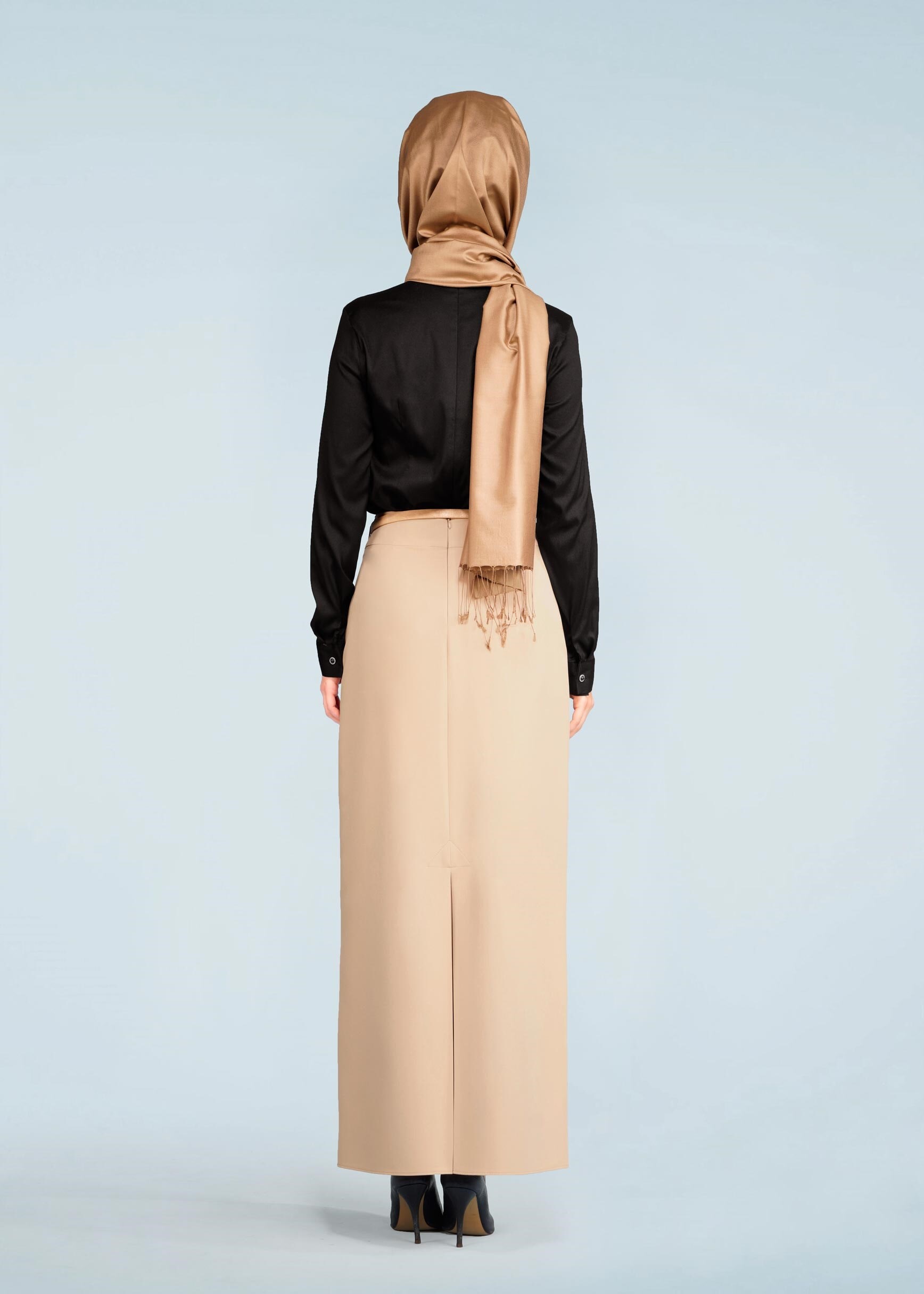 Tesettür giyim BEJ 6006 ÇAĞLA 55557 ETEK 38/46 TEK40