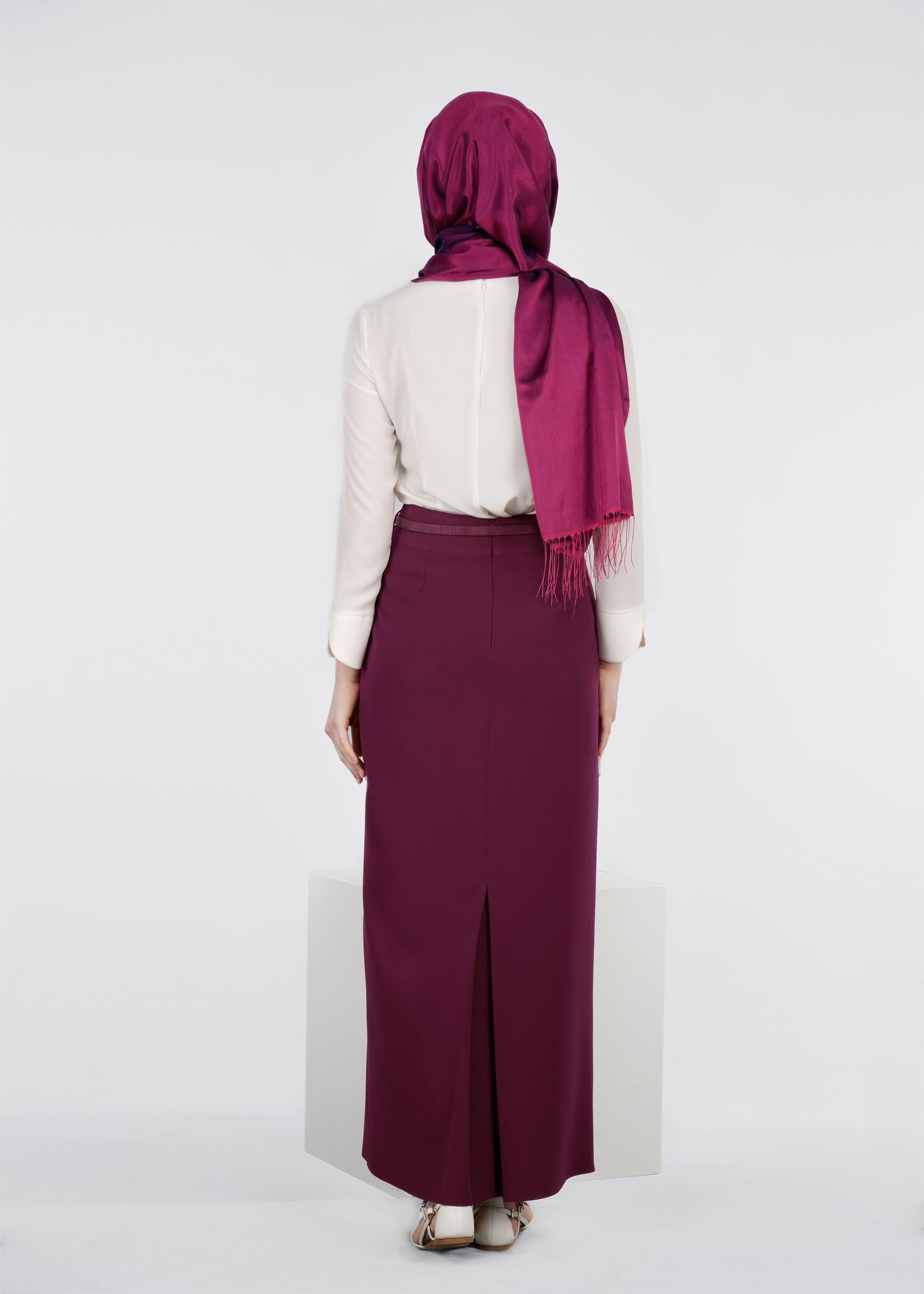 Tesettür giyim MÜRDÜM 6006 ÇAĞLA 55557 ETEK 38/46 TEK40