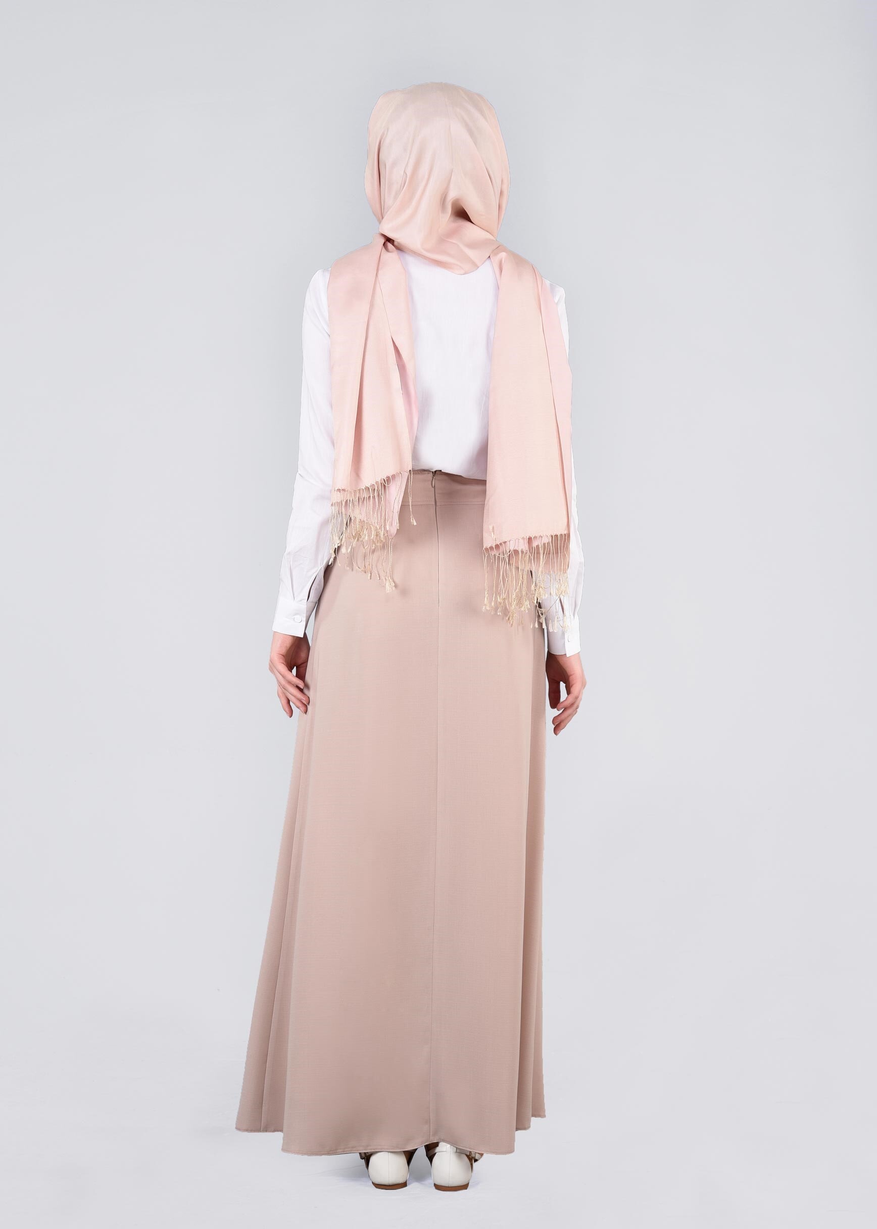 Tesettür giyim BEJ 6007 7785 ETEK 36/44 TEK40